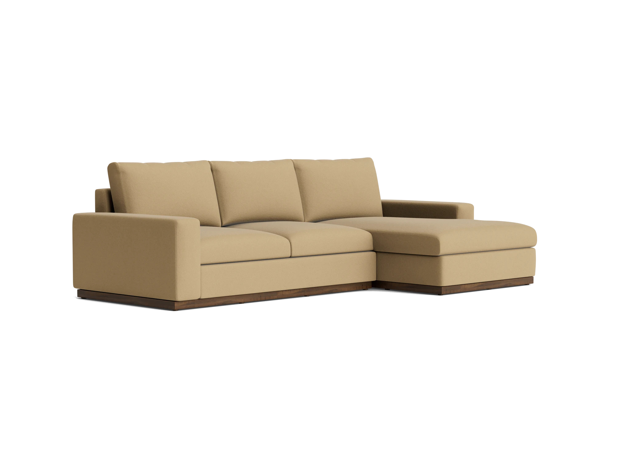 holt sectional with storage banks oatmeal