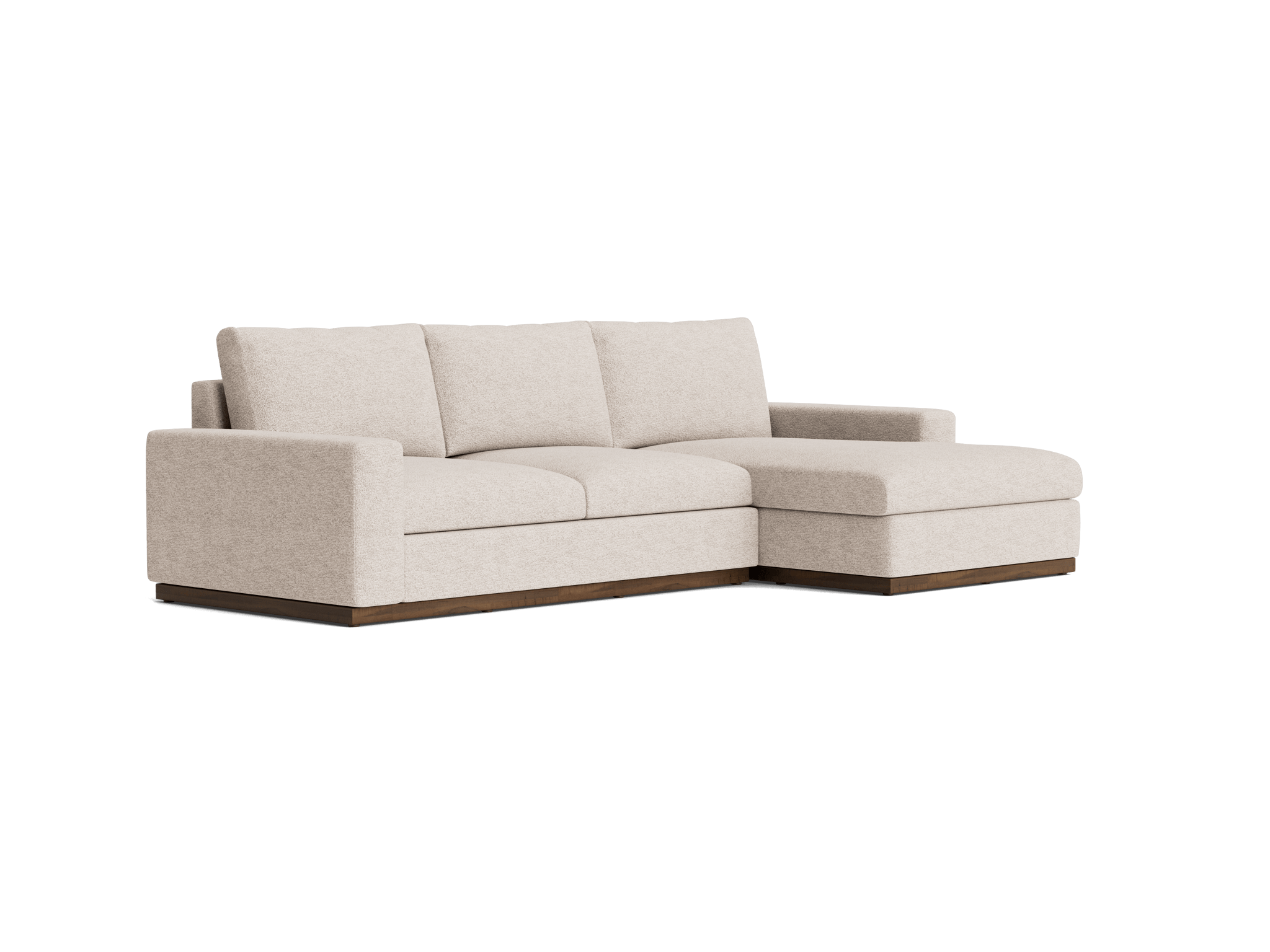 holt sectional with storage borough cotton