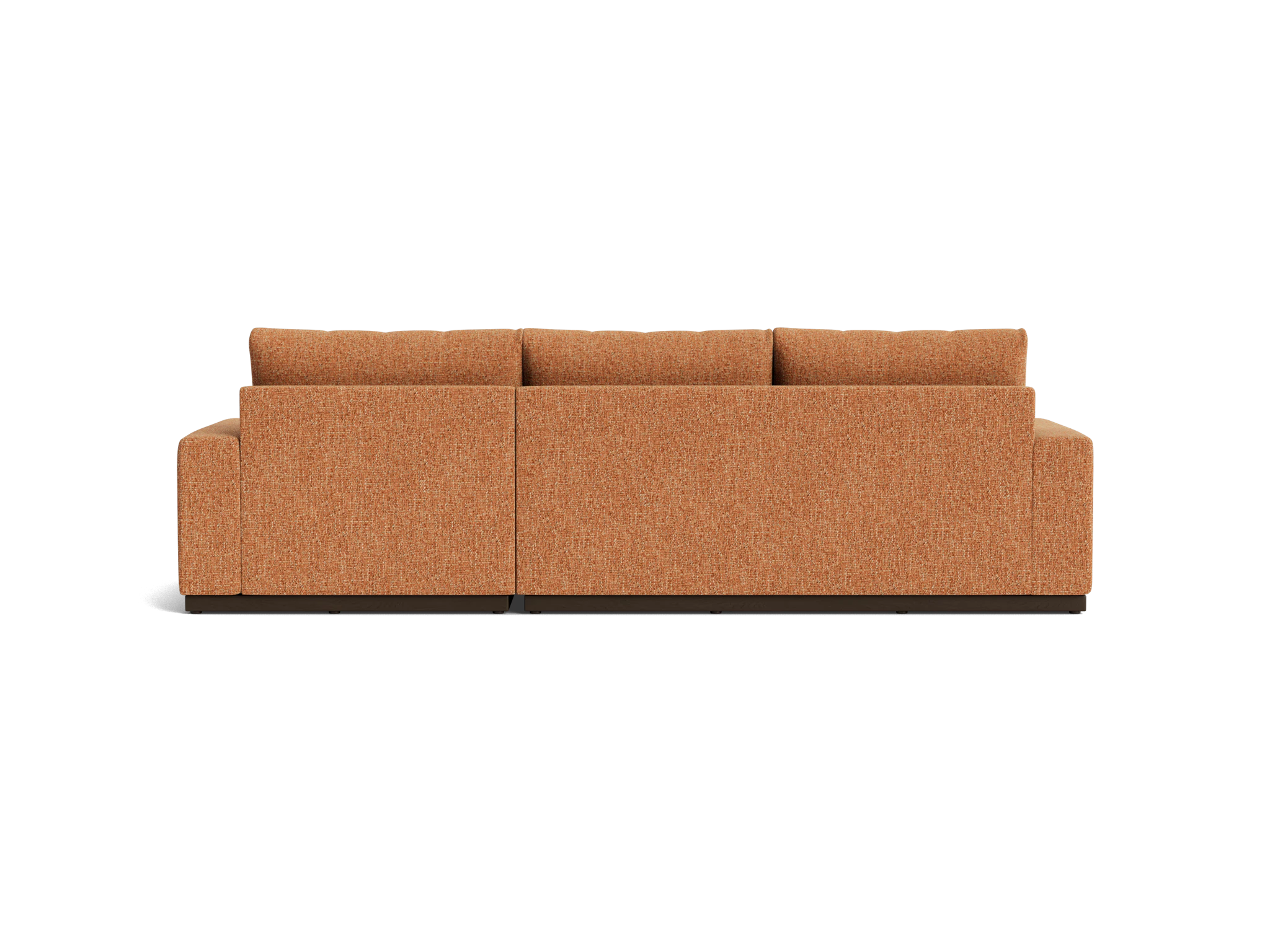 holt sectional with storage bungalow pantone glazed ginger