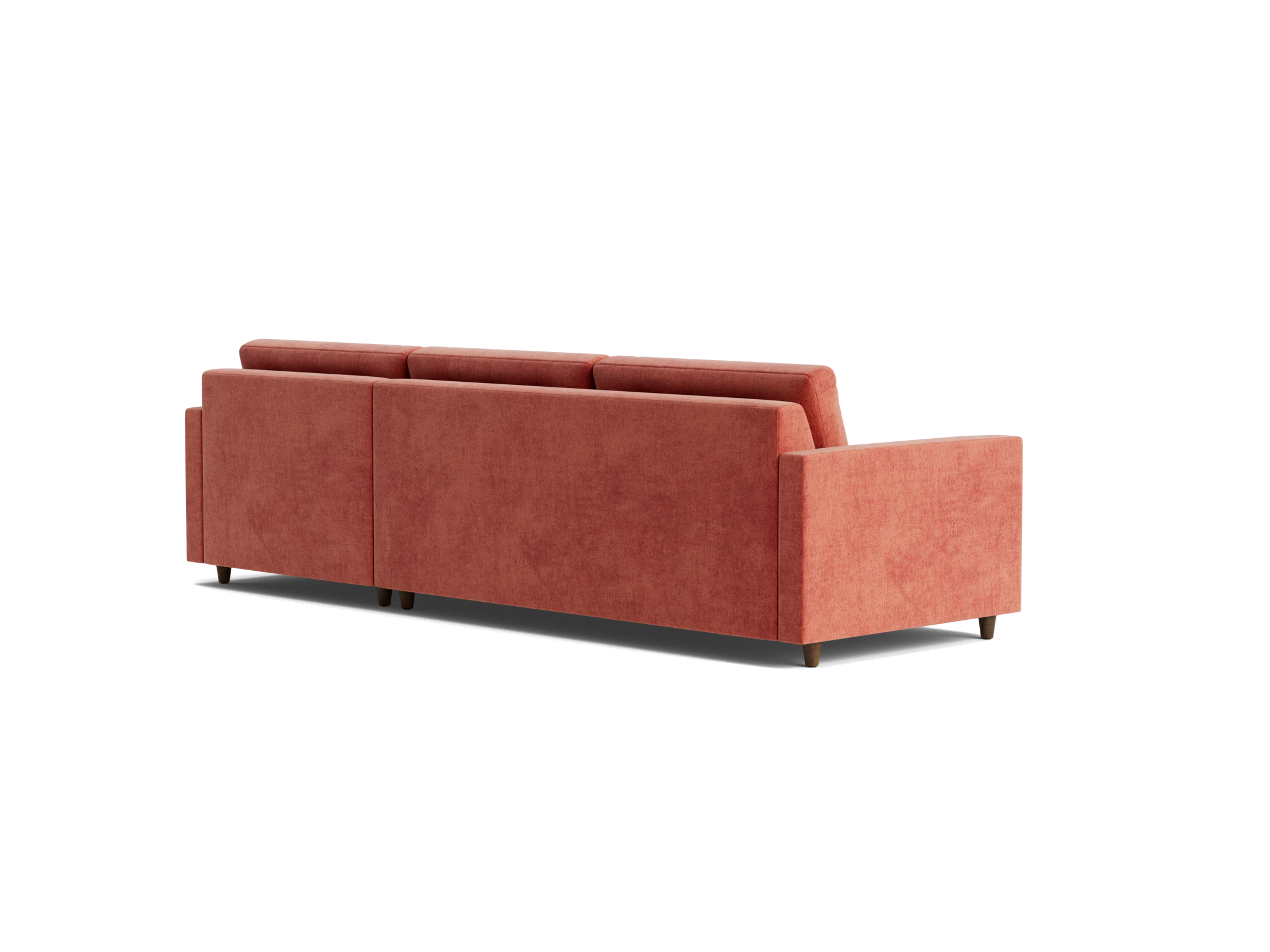 eliot sleeper sectional with storage plush terra rose