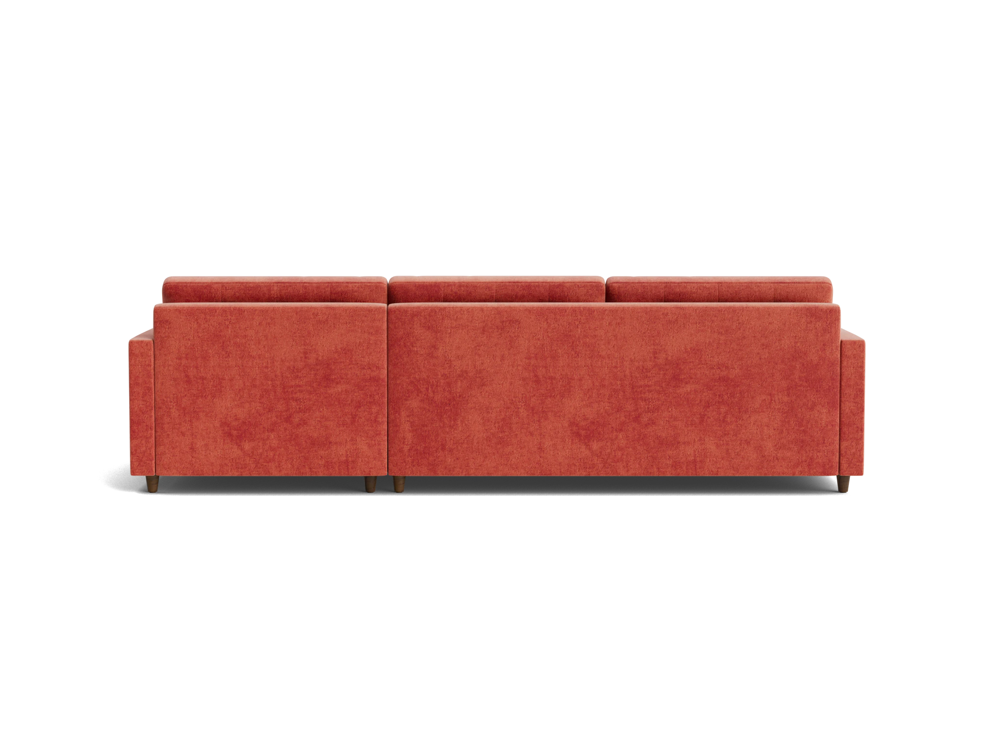 eliot sleeper sectional with storage plush terra rose