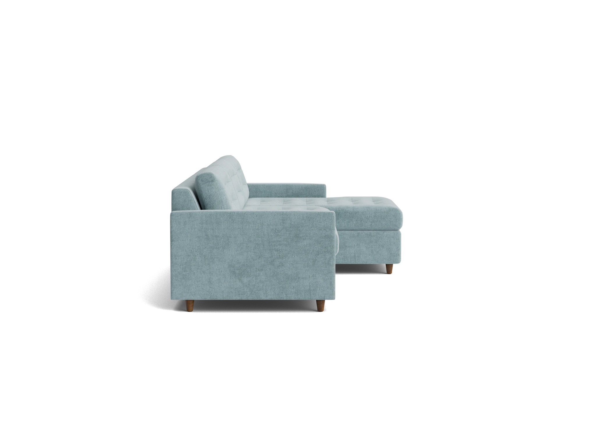 eliot sleeper sectional with storage plush mist