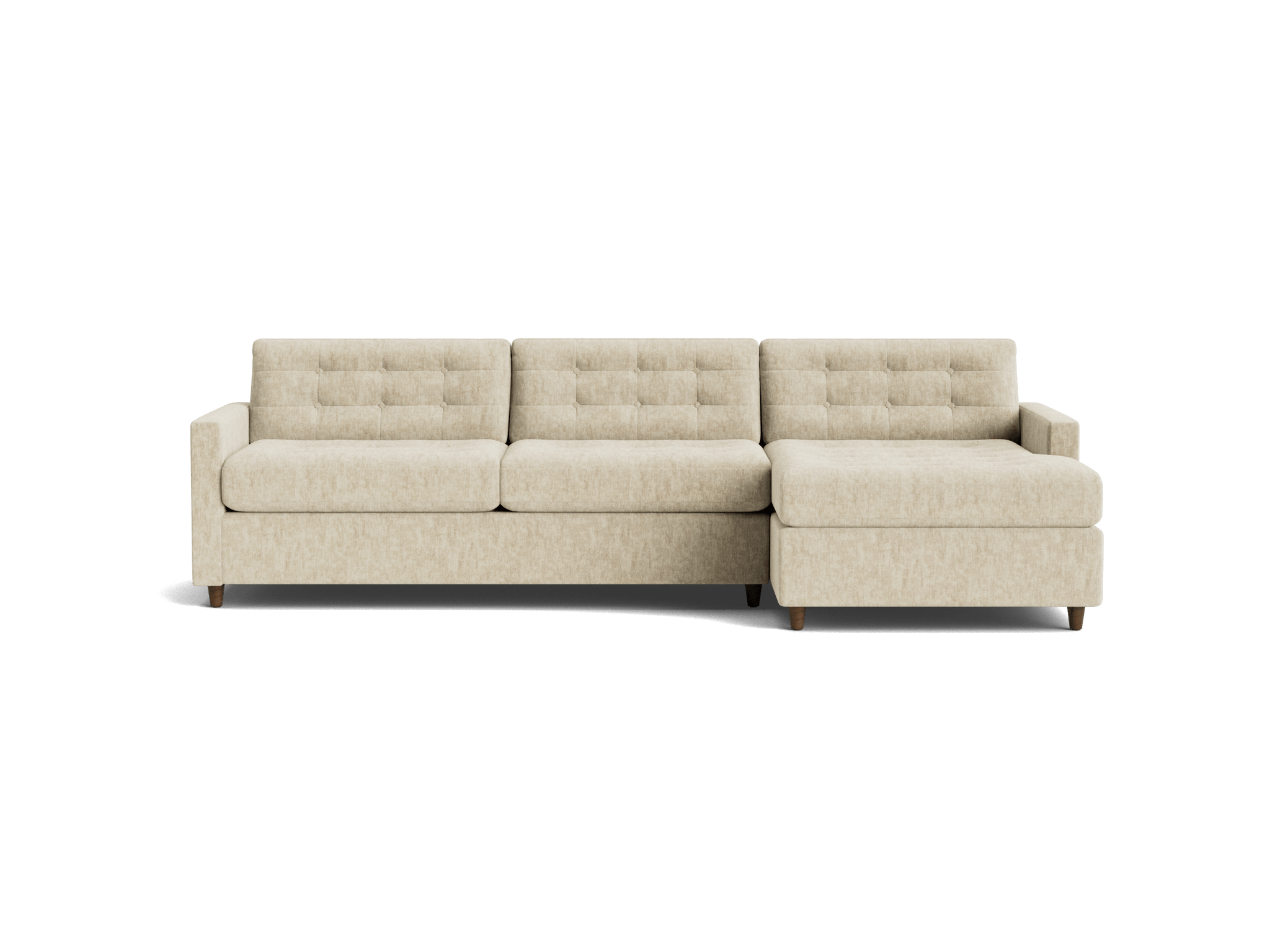eliot sleeper sectional with storage crave irish cream