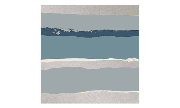 blue metallic stripe small wallpaper