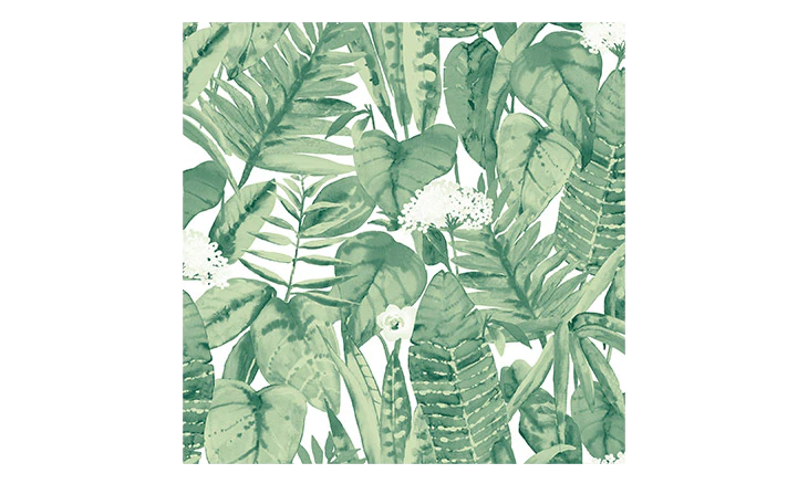 Green Tropical Jungle Wallpaper