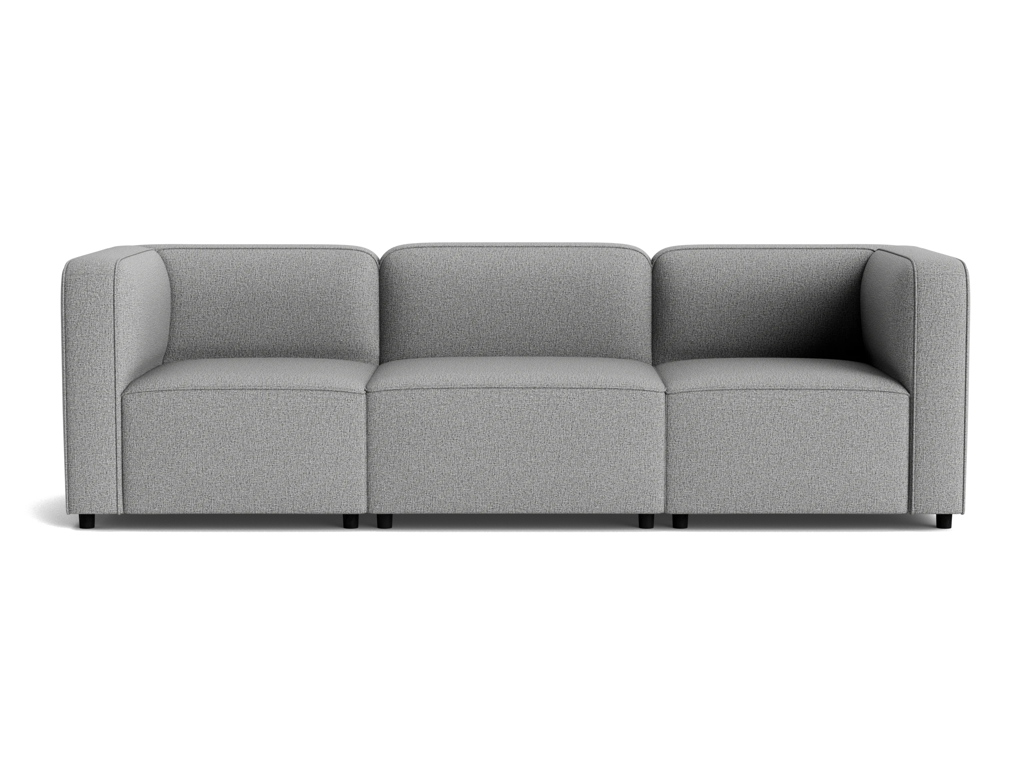 logan modular sofa taylor felt gray