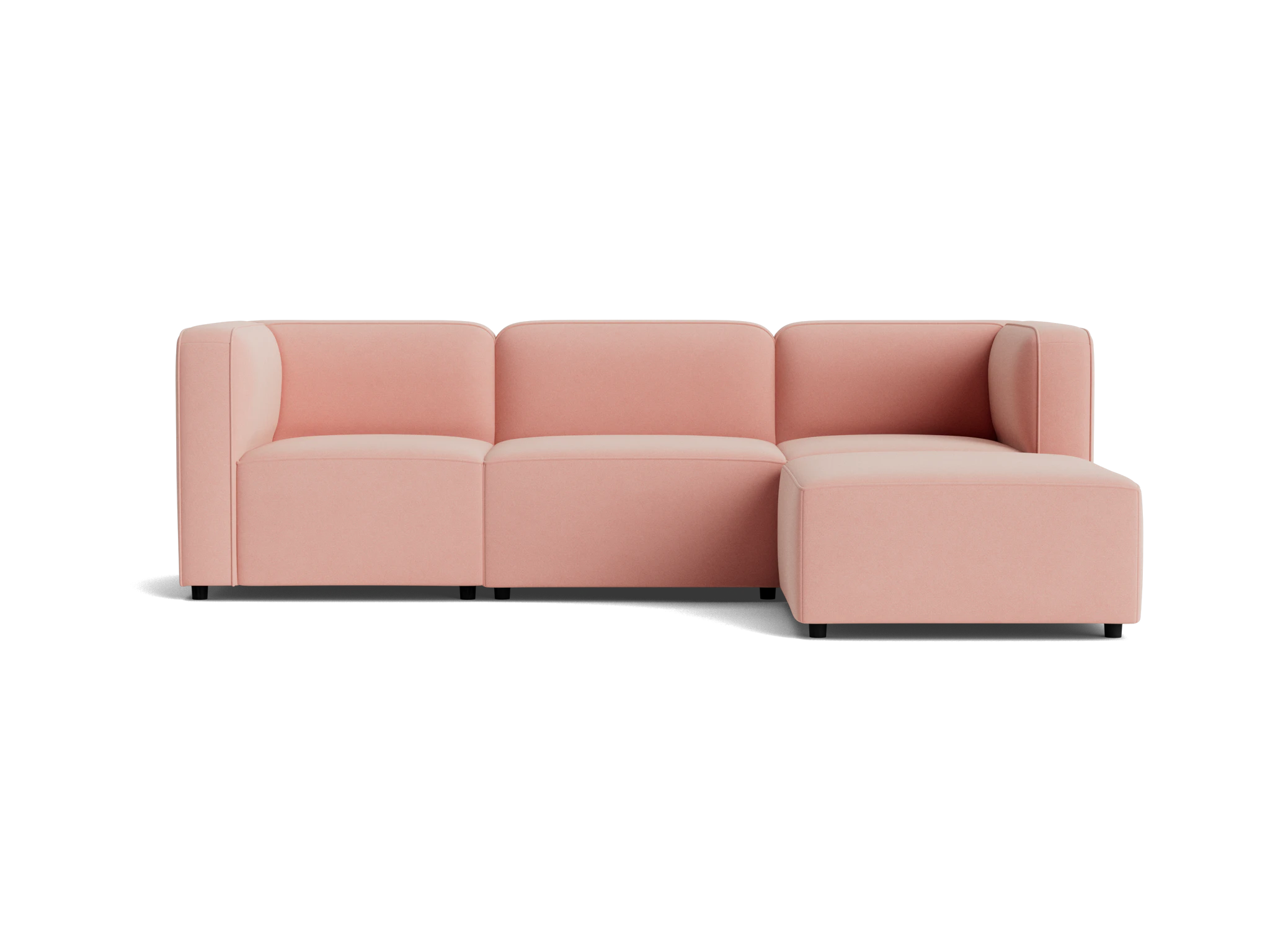 logan modular sectional royale blush