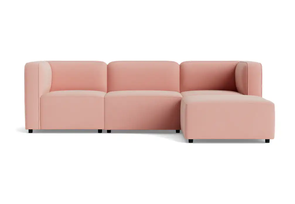 logan modular sectional royale blush