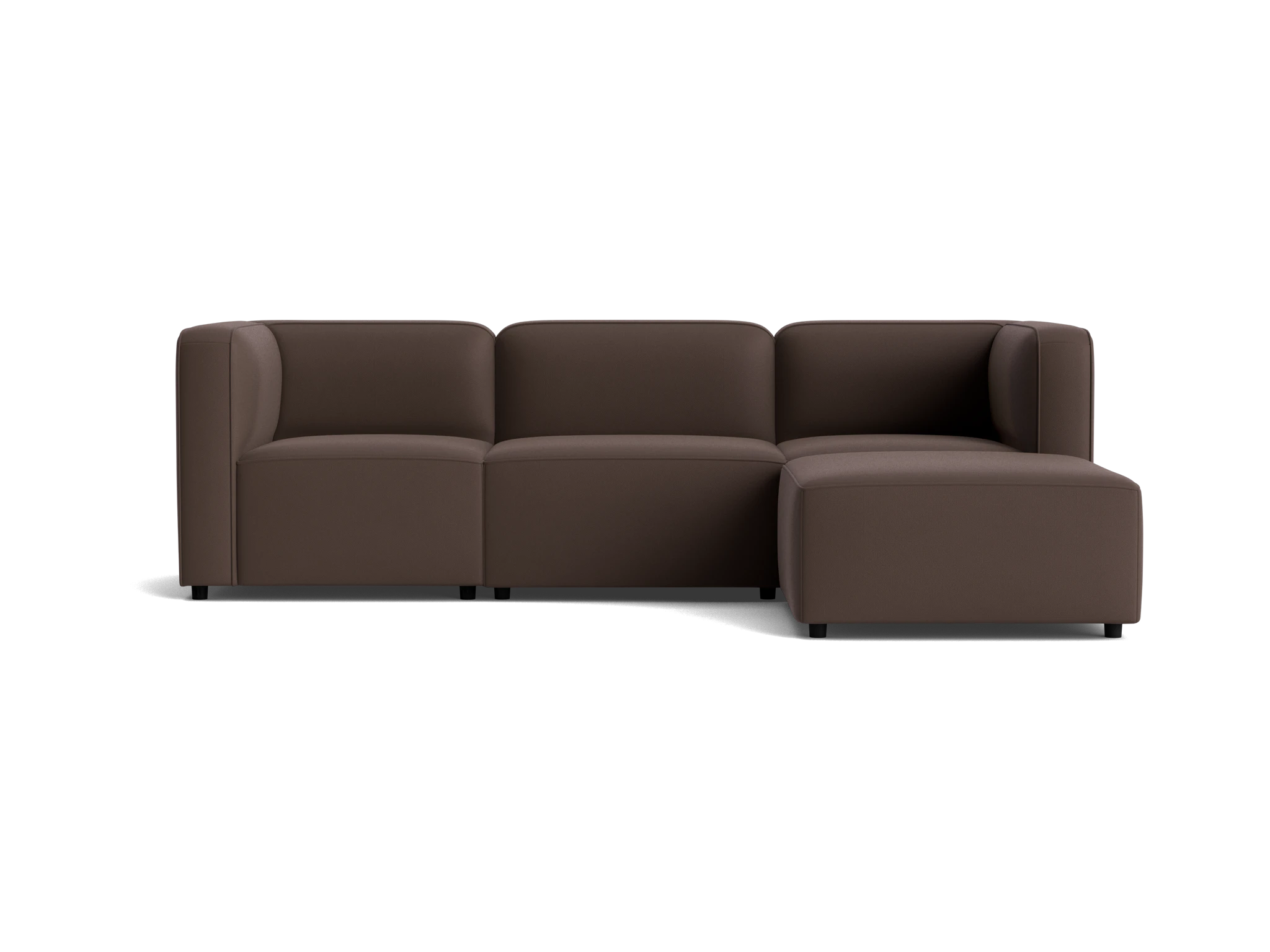 logan modular sectional washed california shadow