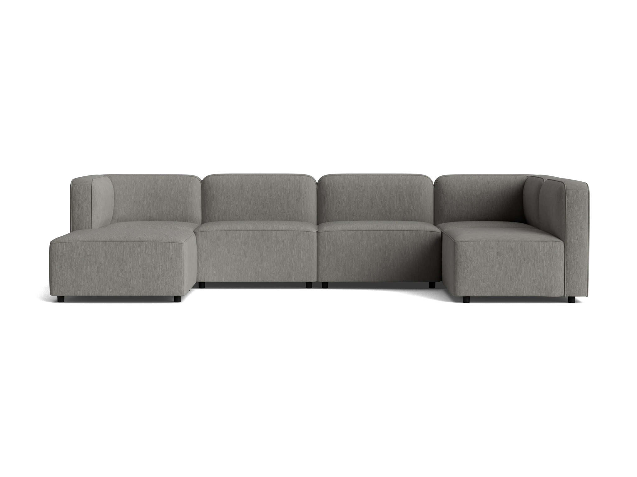 logan modular sofa bumper sectional bentley pewter