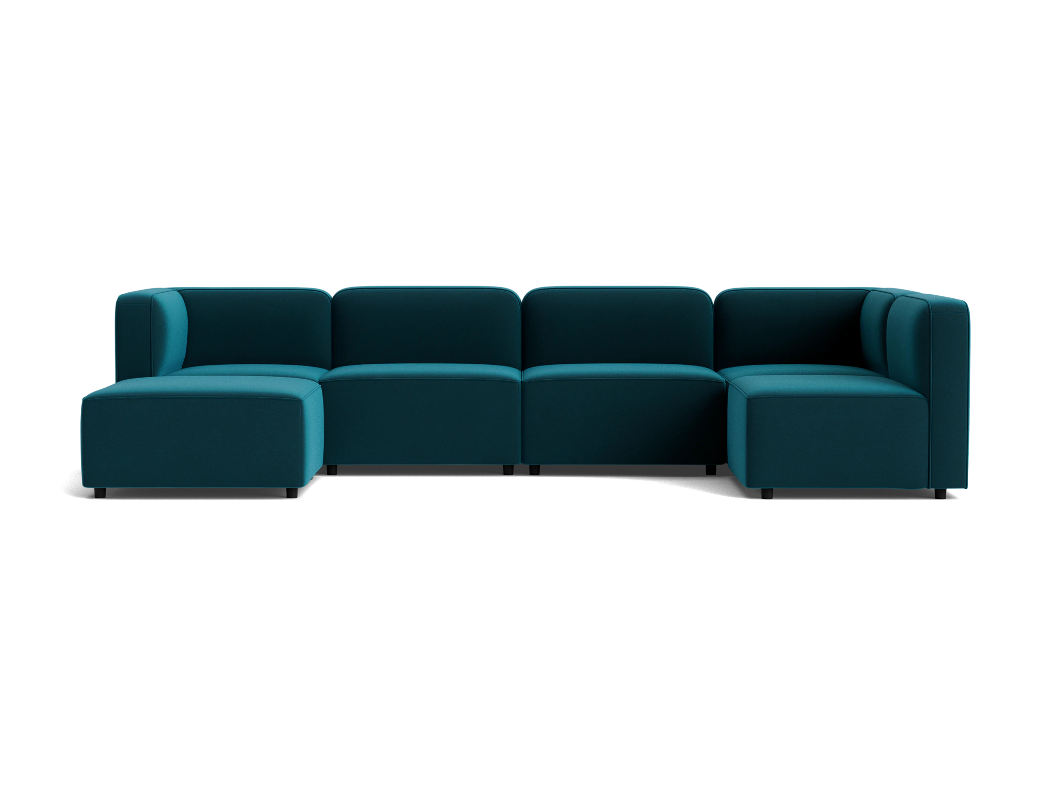 logan modular sofa bumper sectional royale peacock