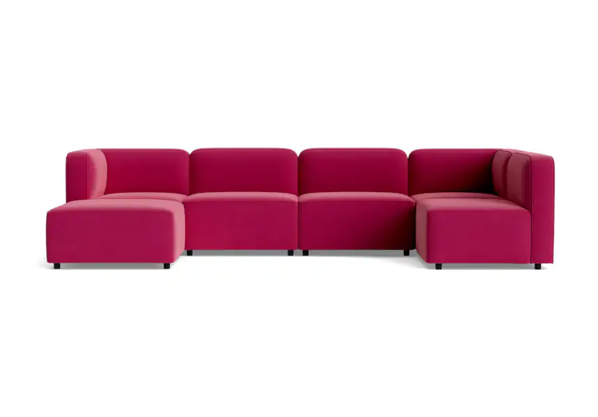 logan modular sofa bumper sectional royale berry