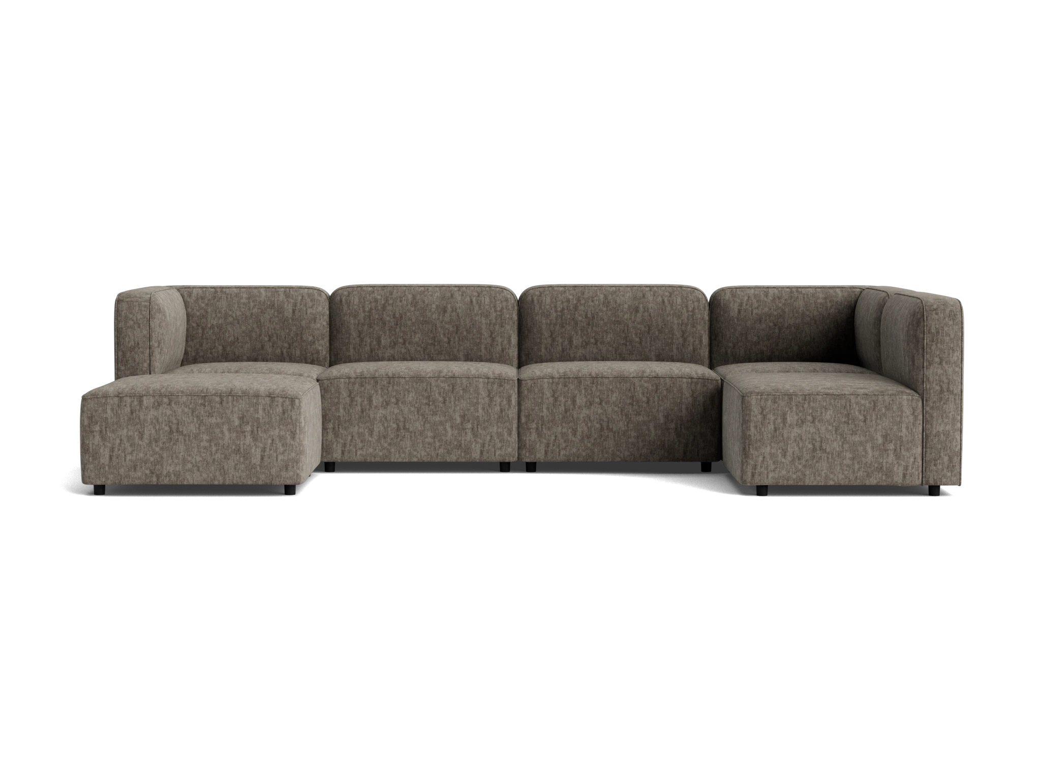 logan modular sofa bumper sectional crave mocha latte