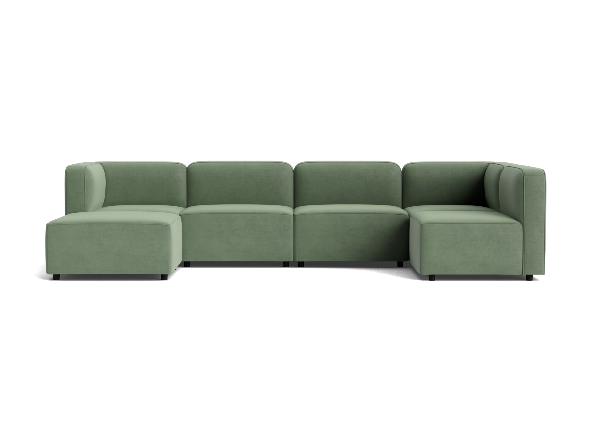 logan modular sofa bumper sectional royale sage