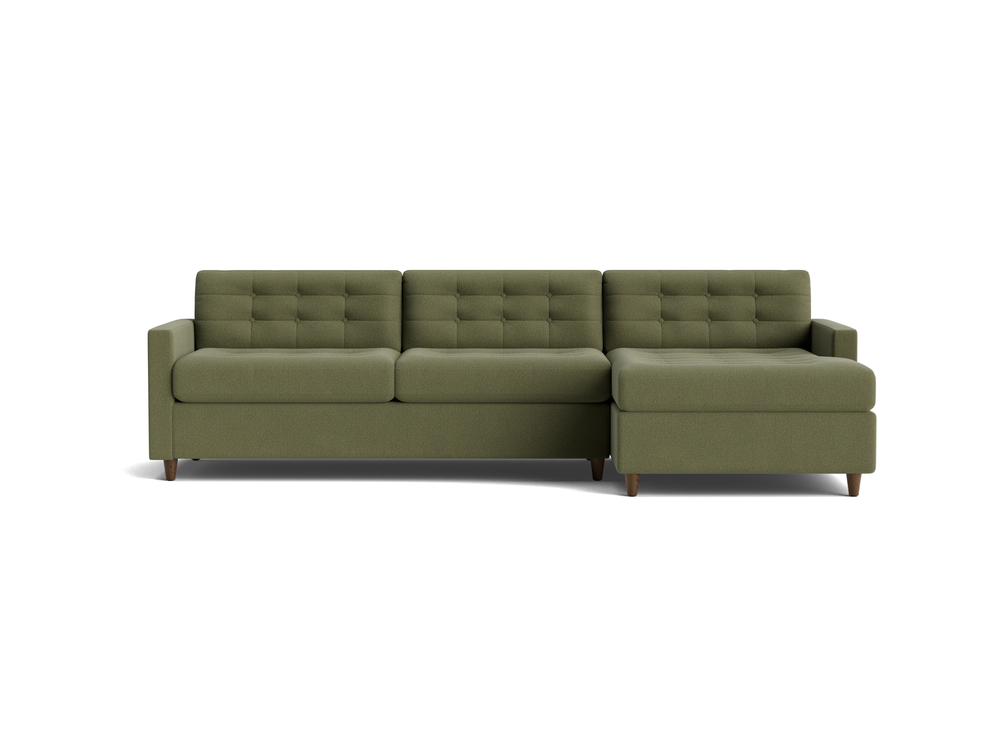 eliot sleeper sectional faithful olive