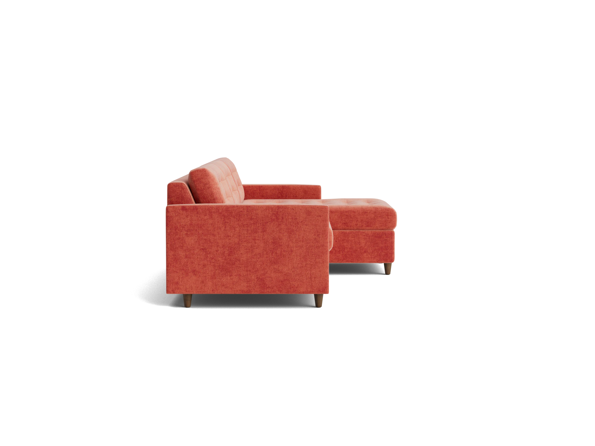 eliot sleeper sectional plush terra rose
