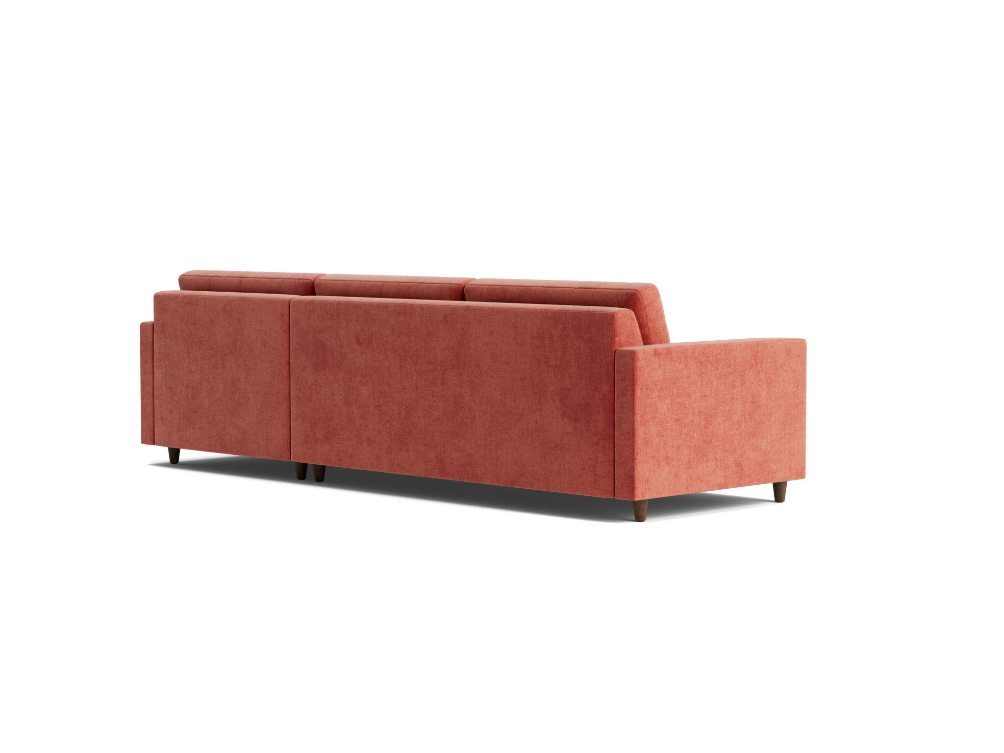 eliot sleeper sectional plush terra rose