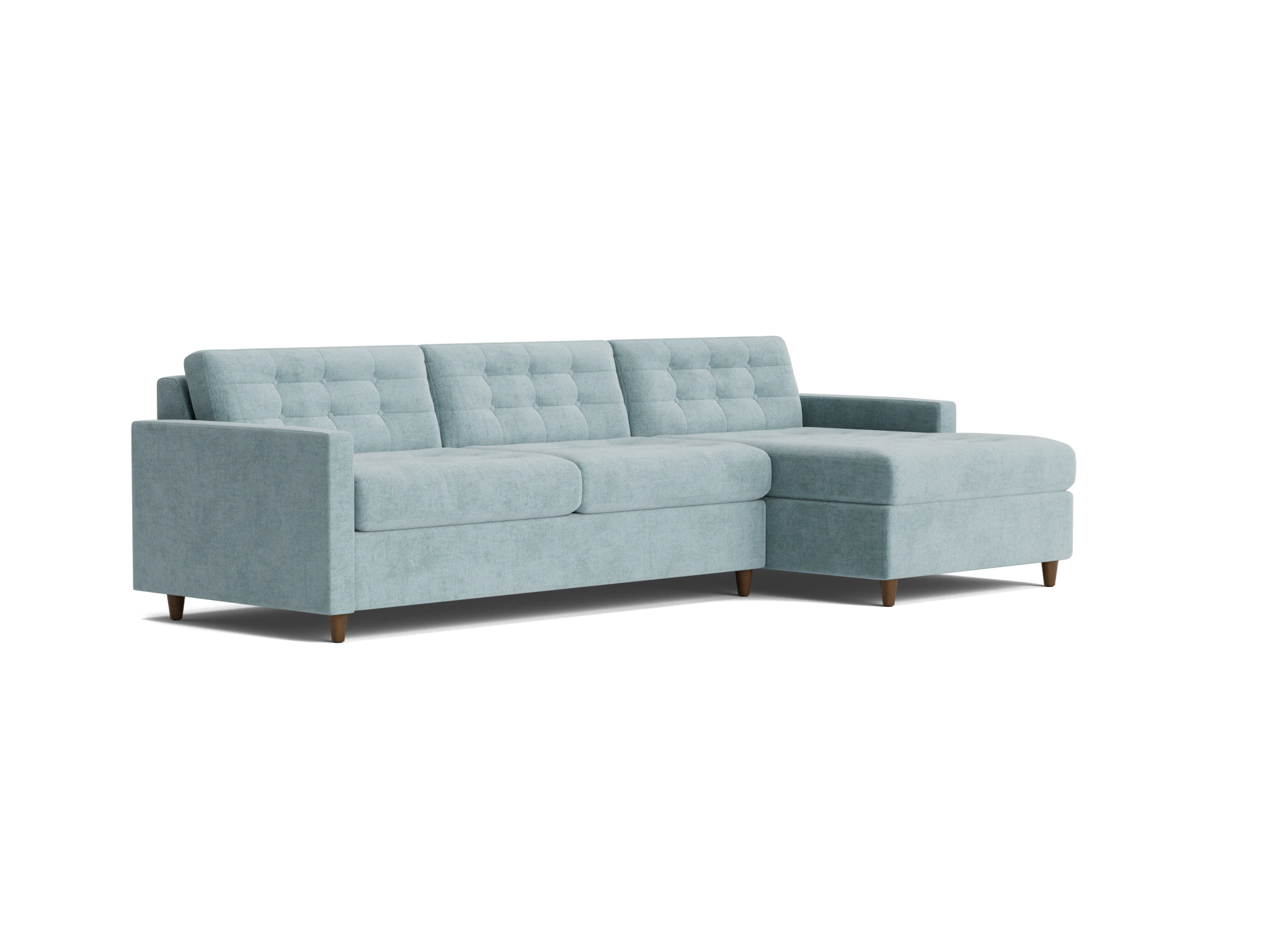 eliot sleeper sectional plush mist