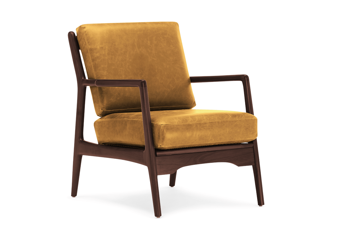 collins leather chair colonade sycamore