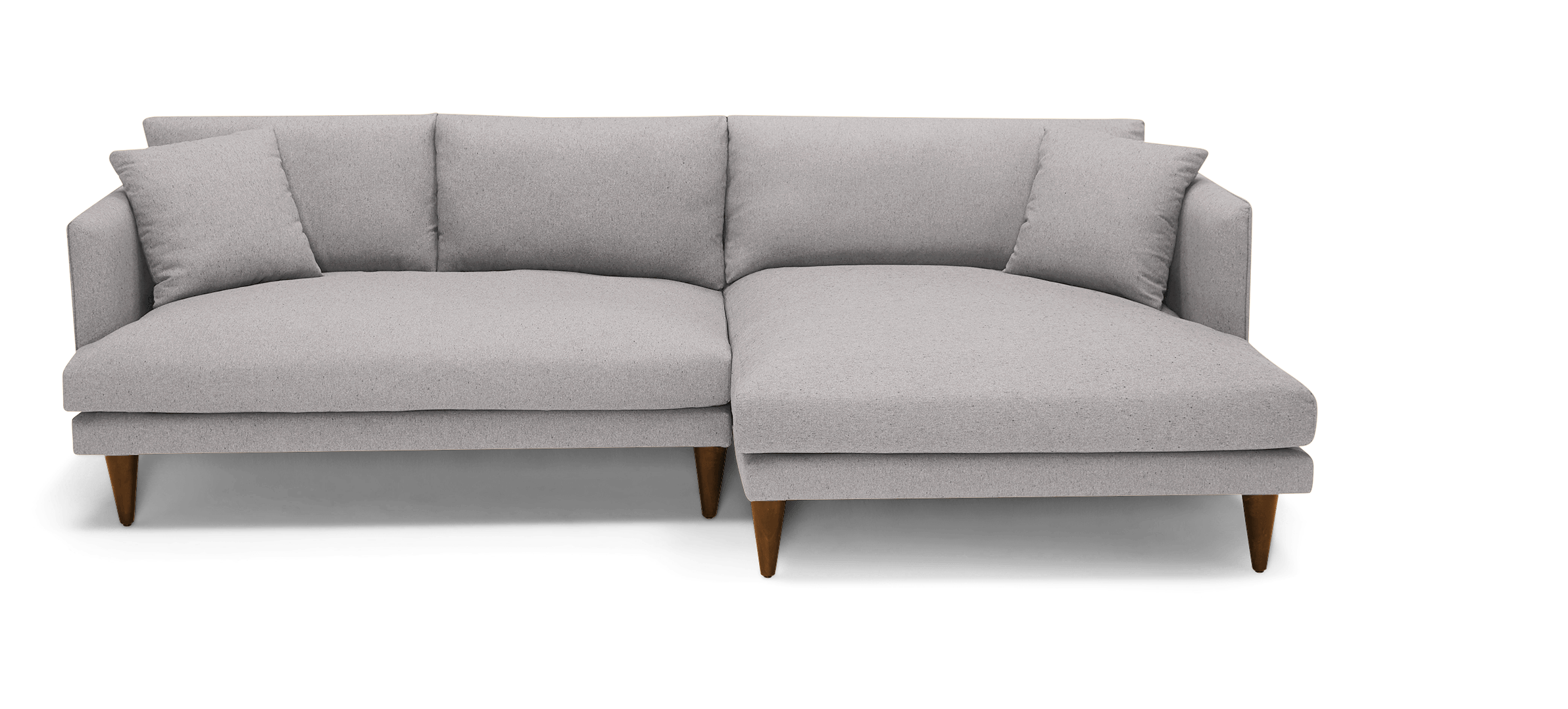 lewis sectional taylor felt grey