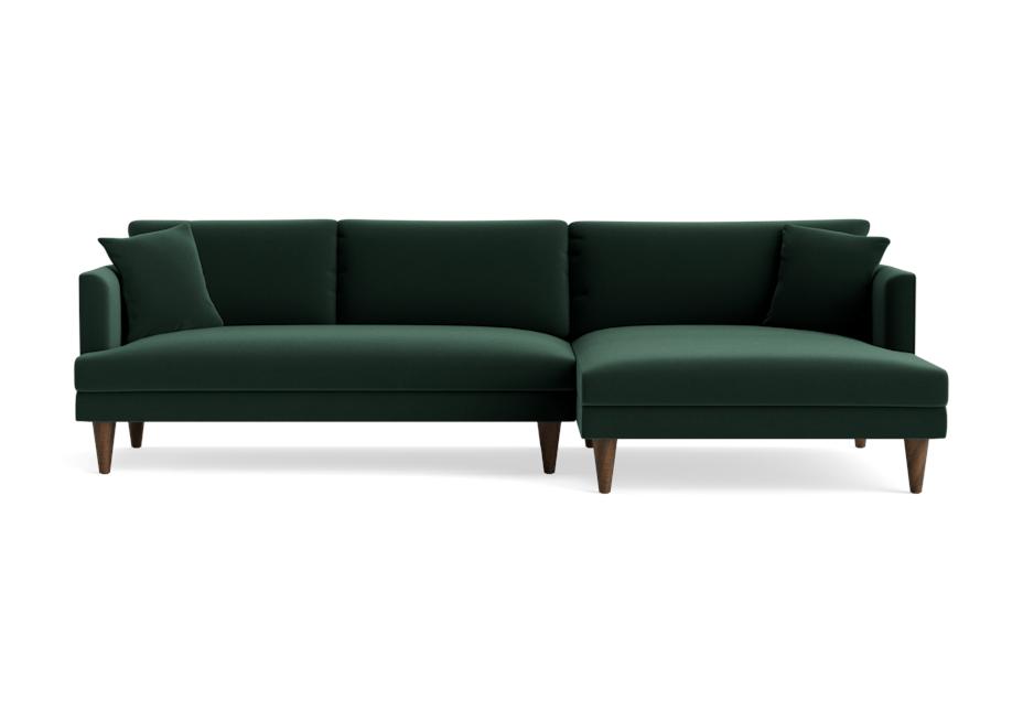 lewis sectional royale evergreen