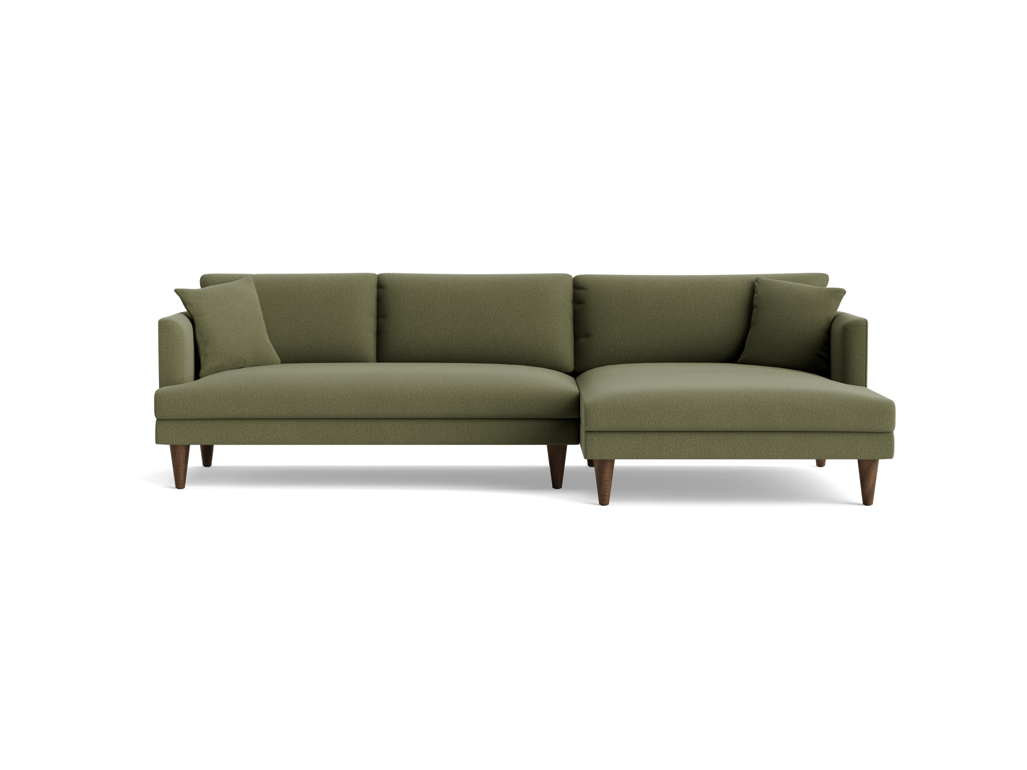 lewis sectional faithful olive