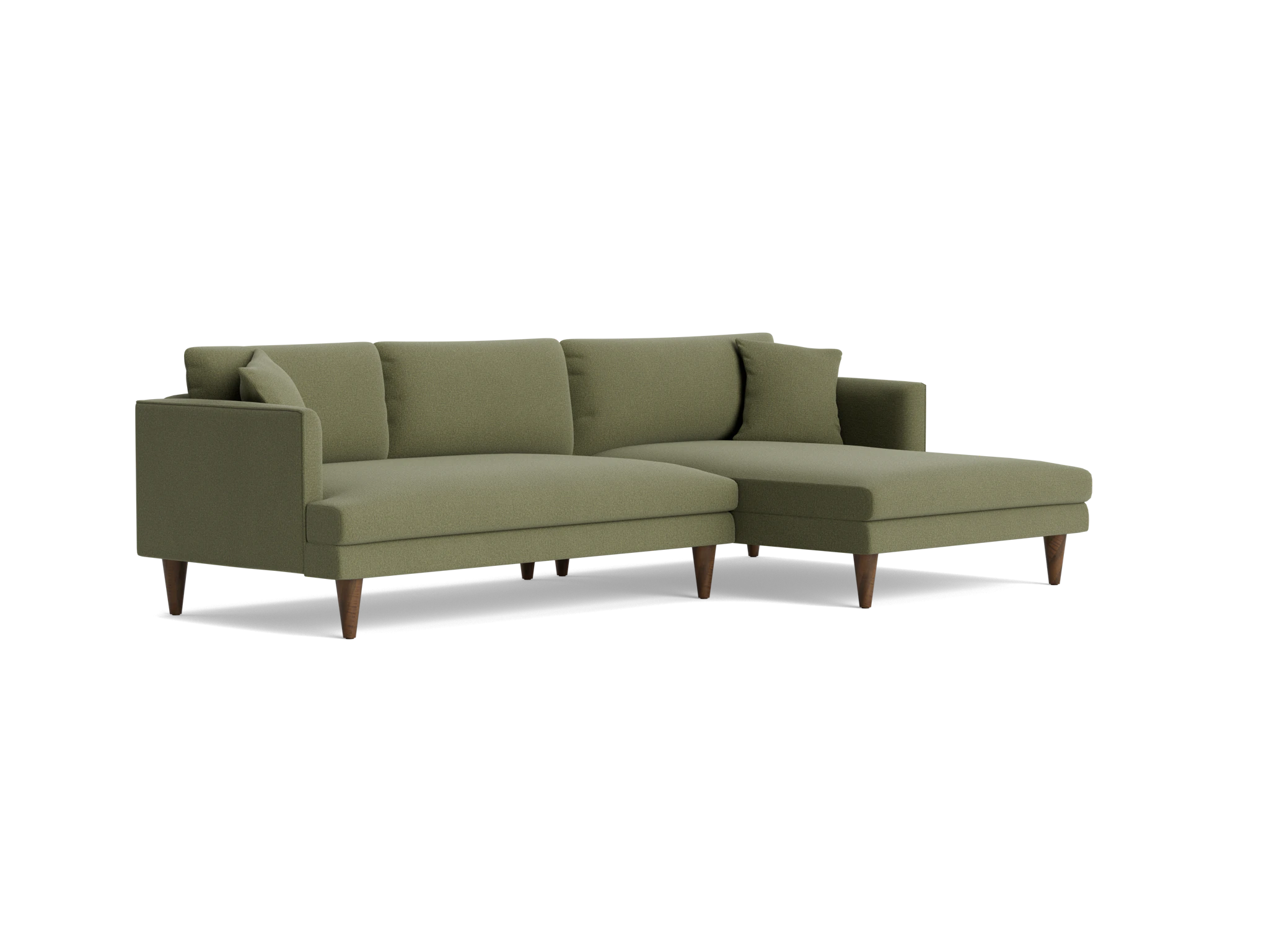lewis sectional faithful olive