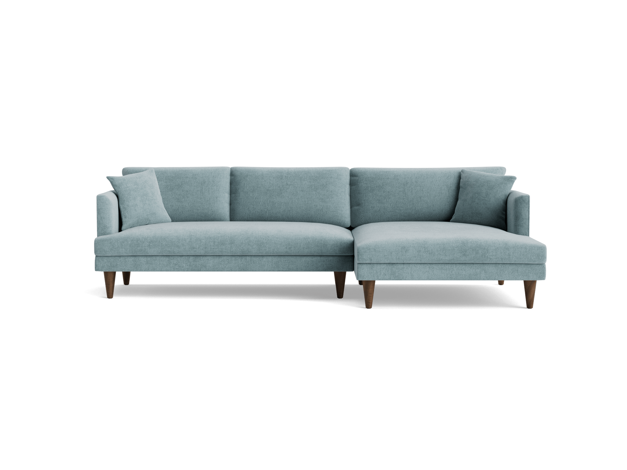 lewis sectional plush mist