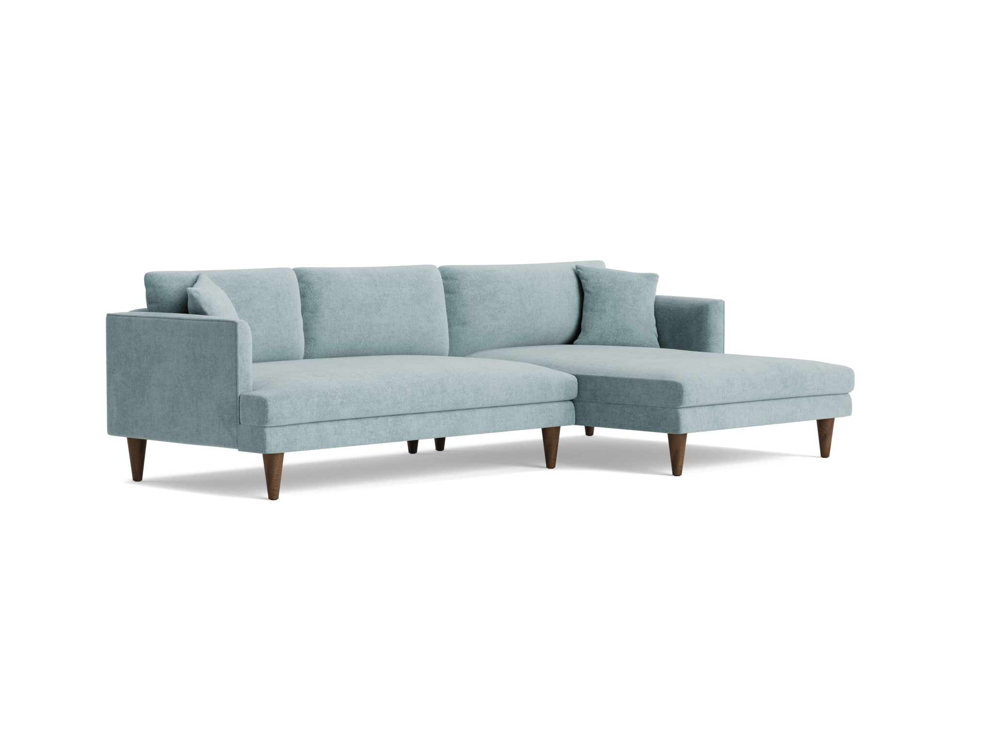 lewis sectional plush mist