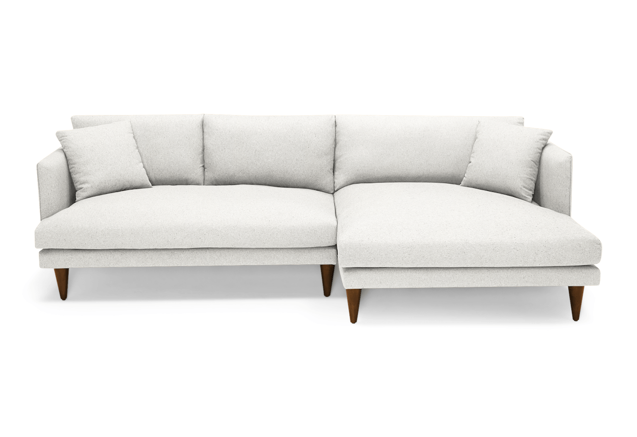 lewis sectional caspiar ivory