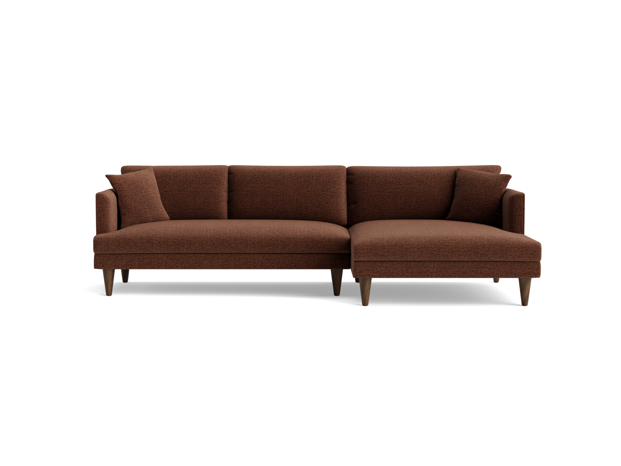 lewis sectional telly garnet
