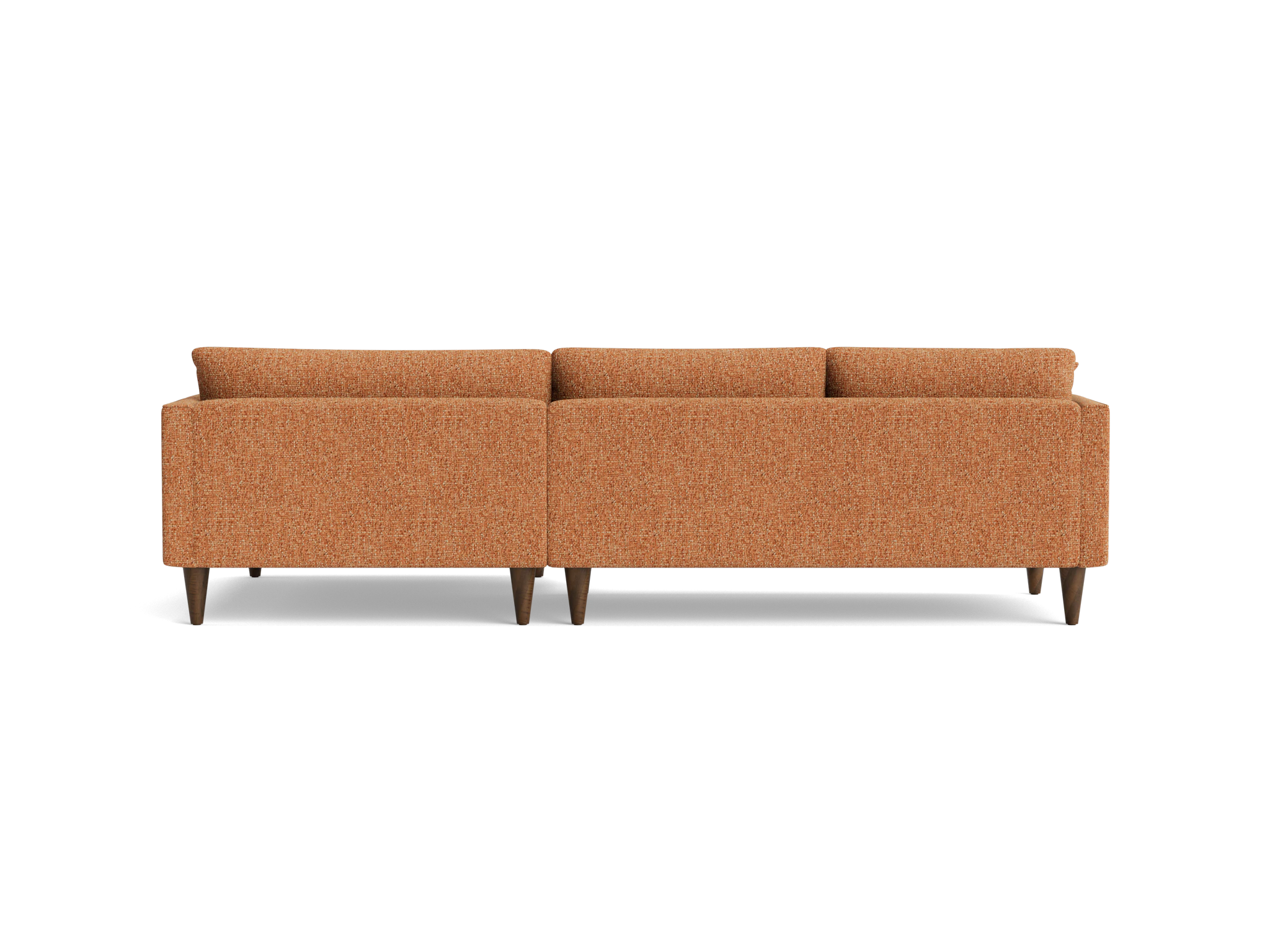 lewis sectional bungalow pantone glazed ginger