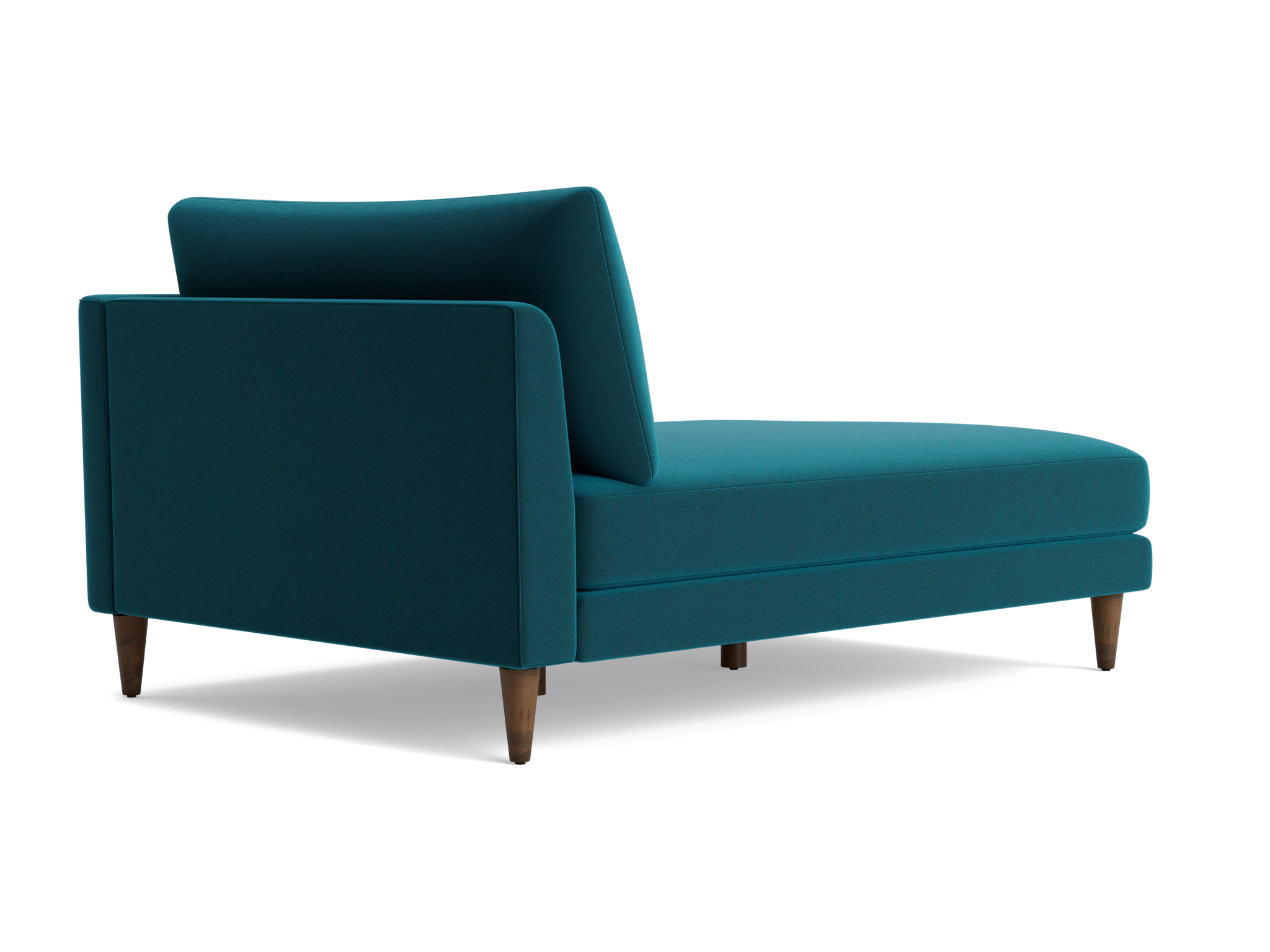 lewis single arm chaise royale peacock
