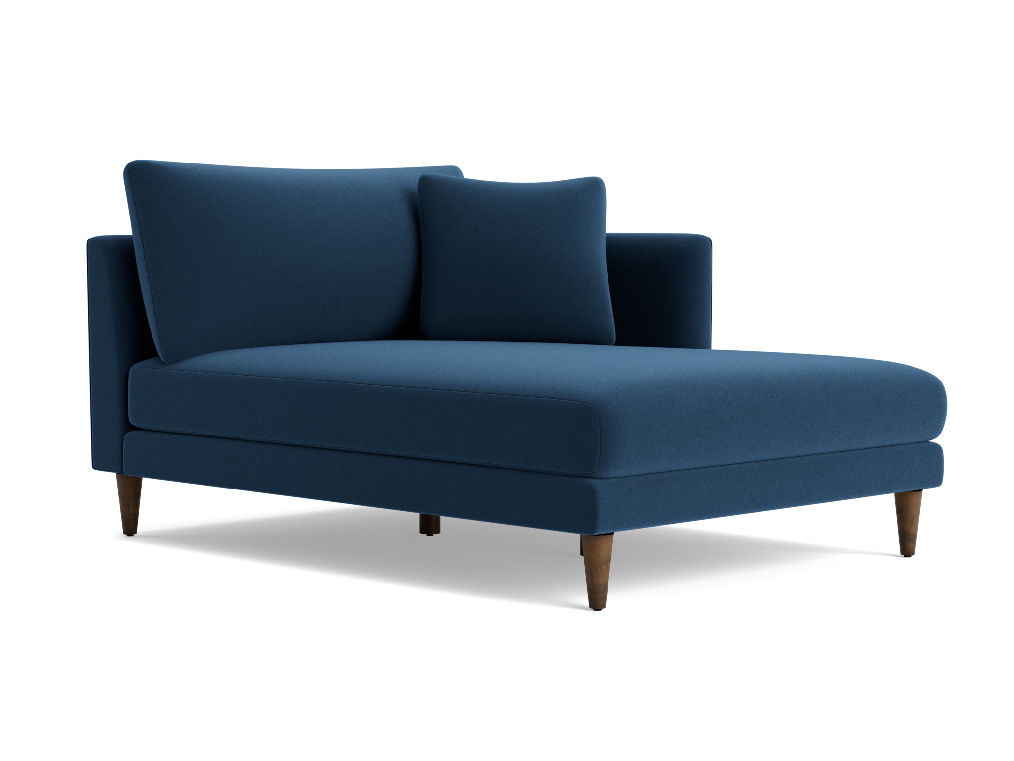 lewis single arm chaise royale cobalt