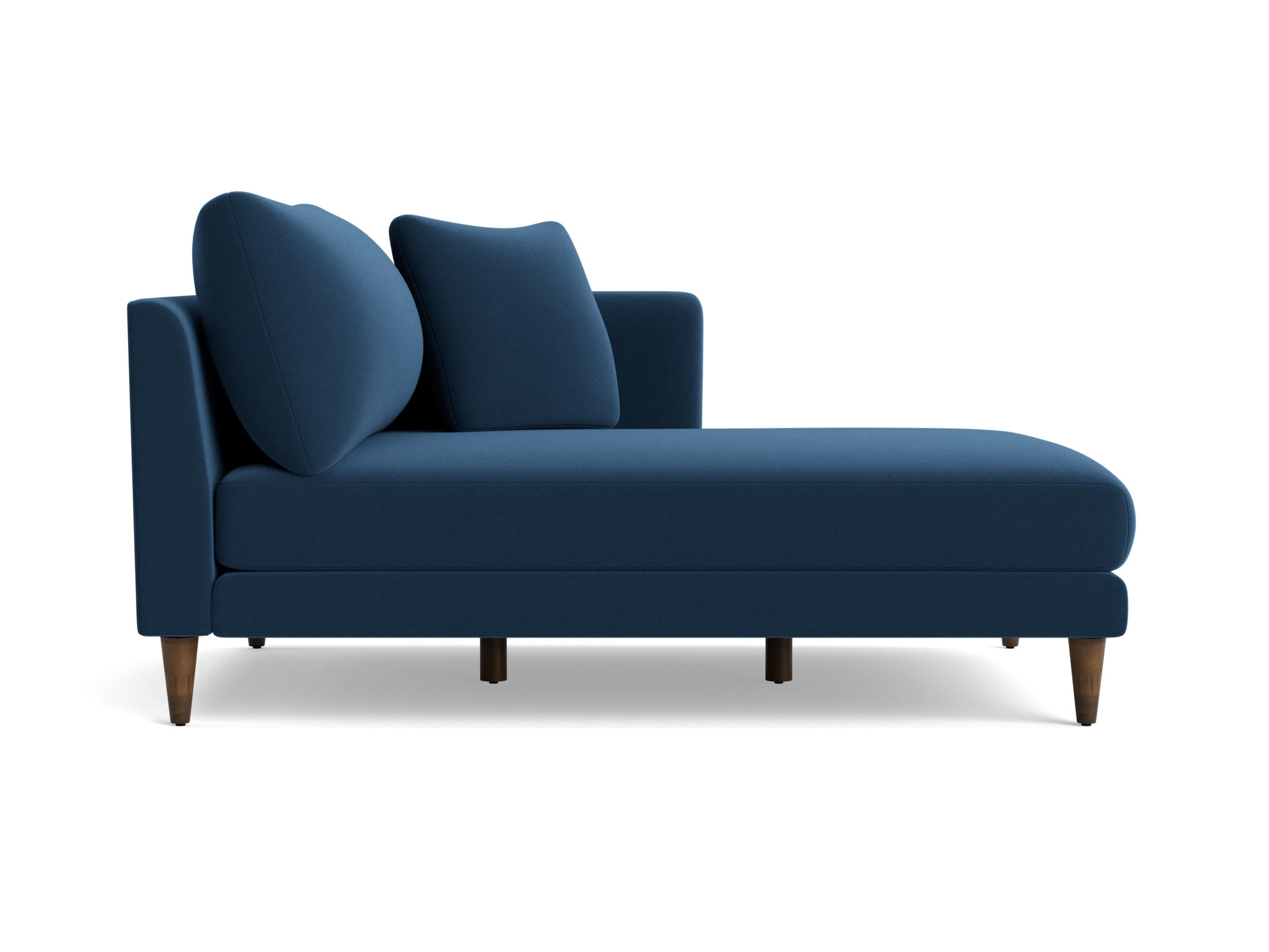 lewis single arm chaise royale cobalt