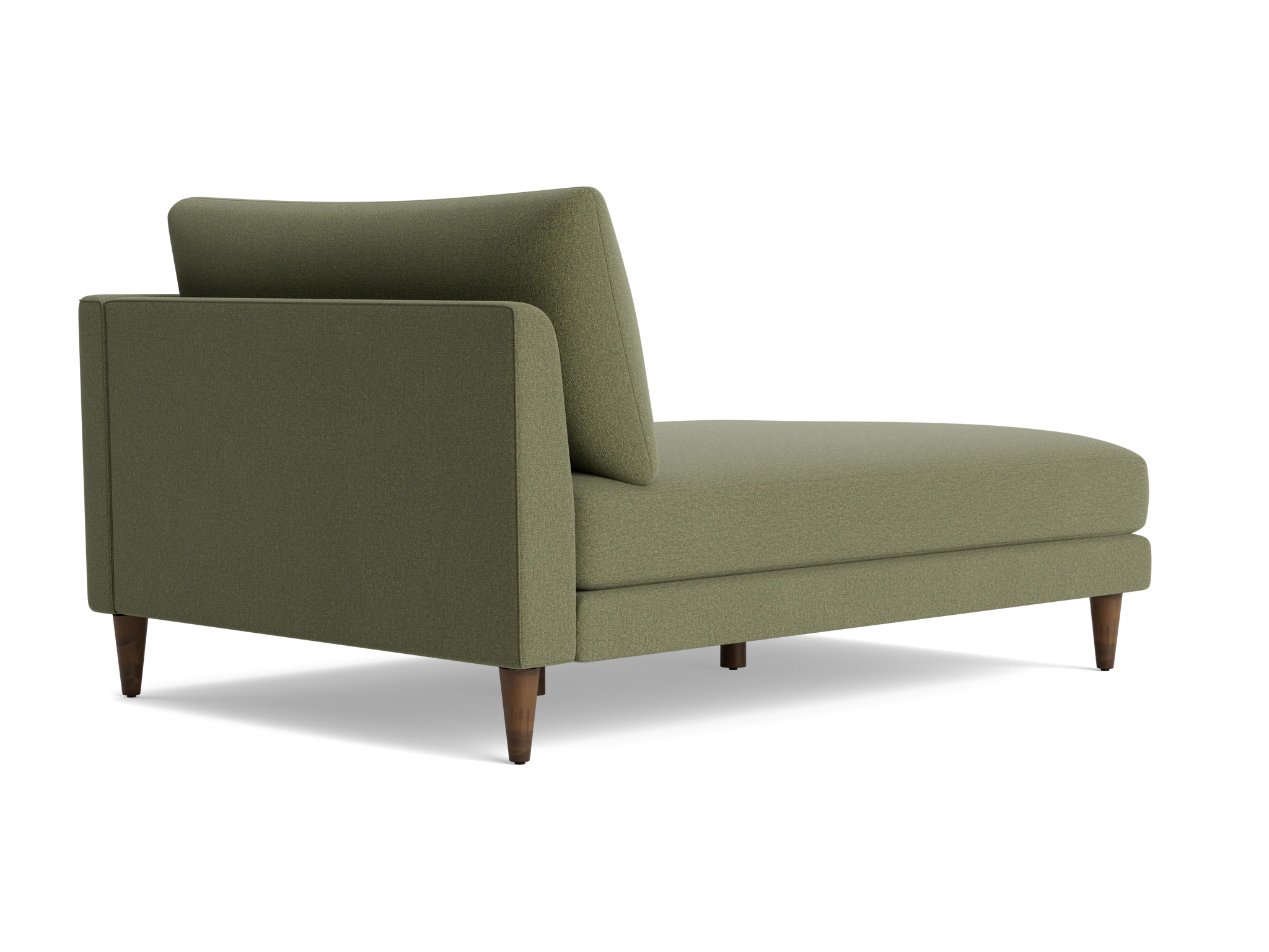 lewis single arm chaise faithful olive