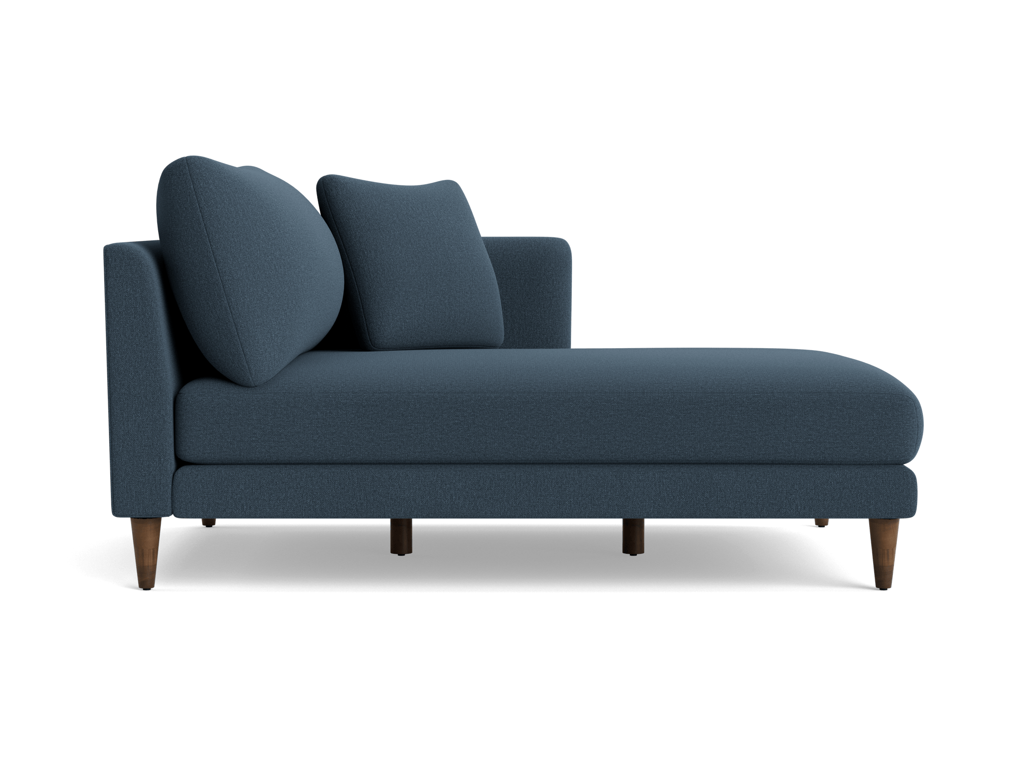lewis single arm chaise faithful indigo