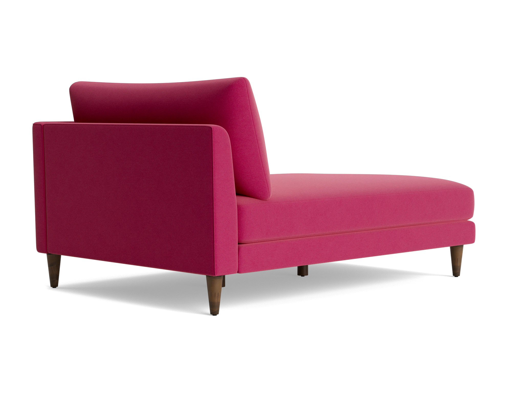 lewis single arm chaise royale berry