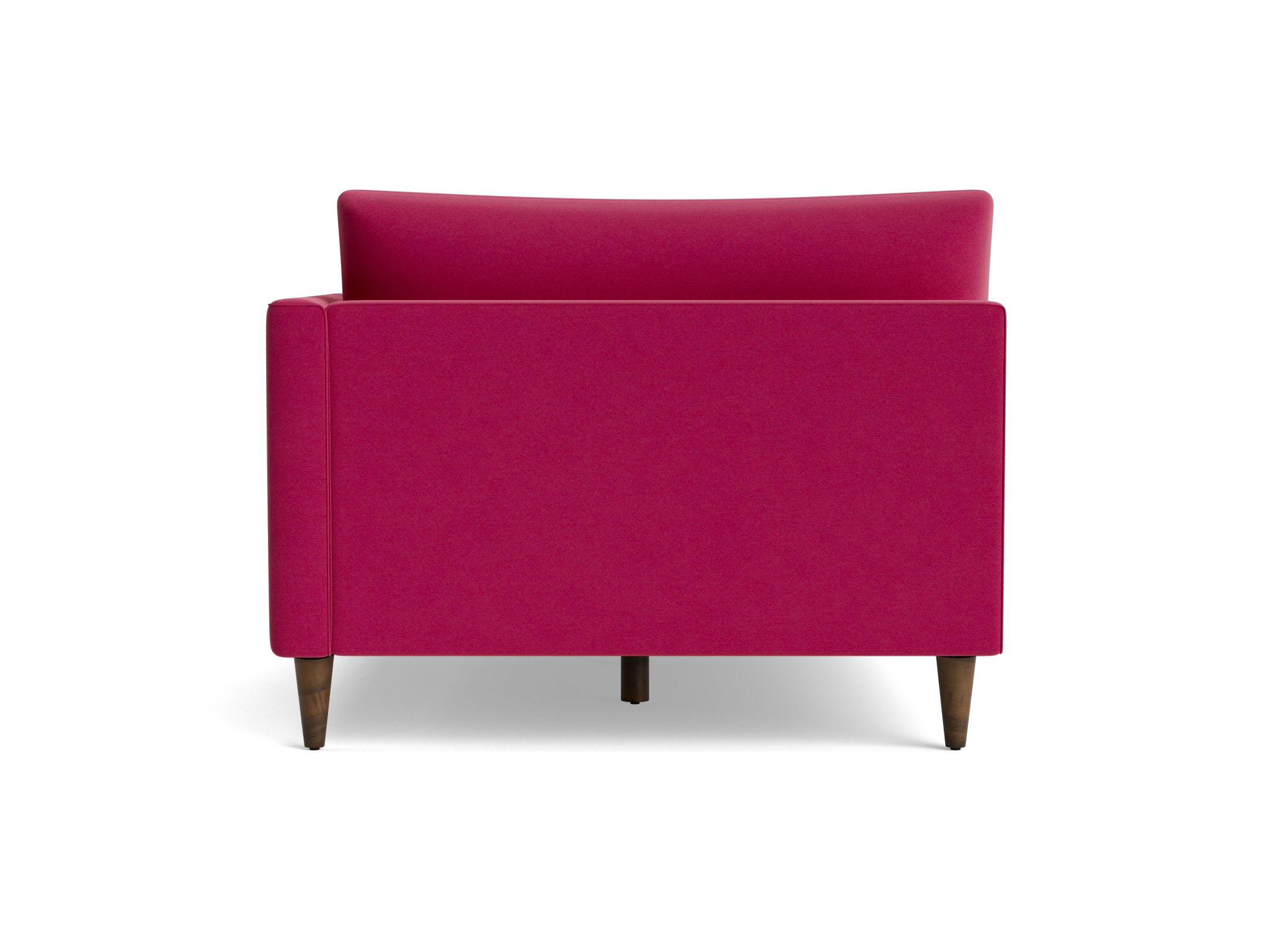 lewis single arm chaise royale berry