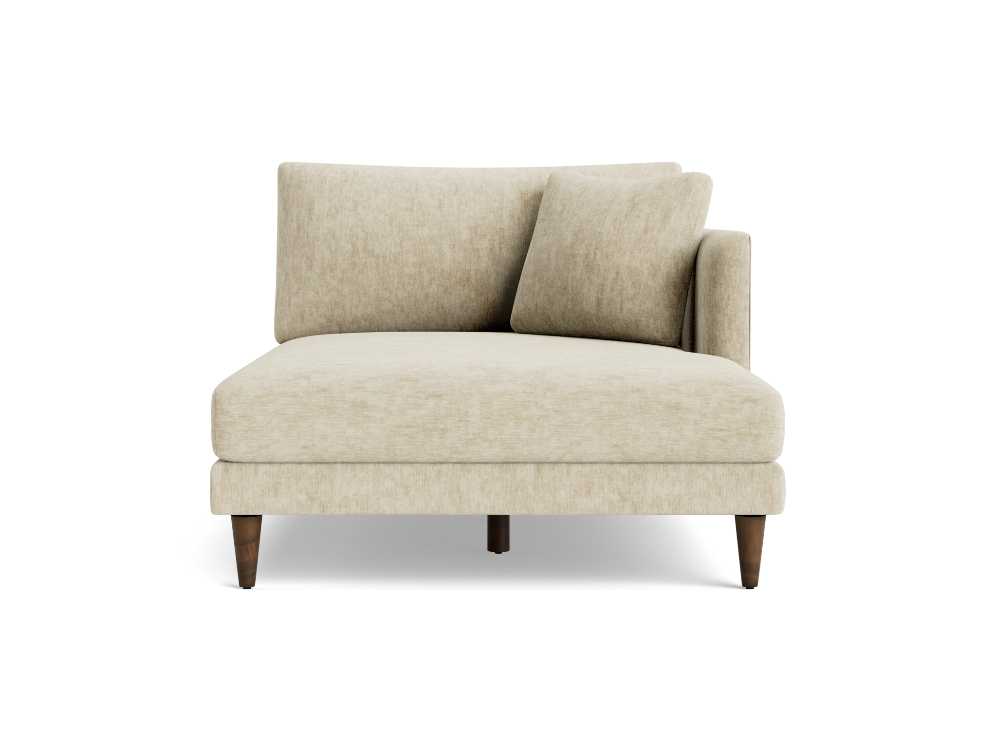 lewis single arm chaise crave irish cream