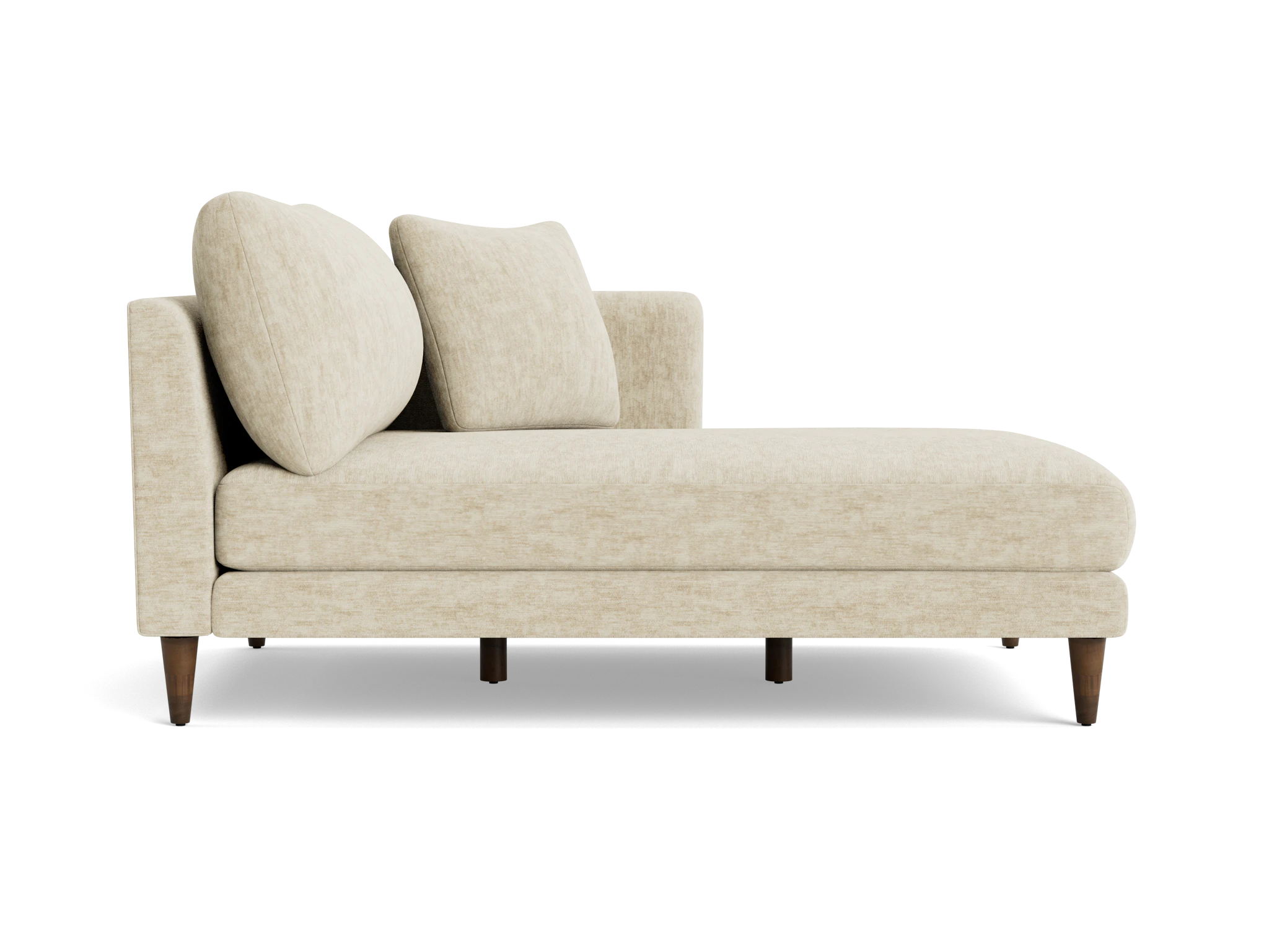 lewis single arm chaise crave irish cream