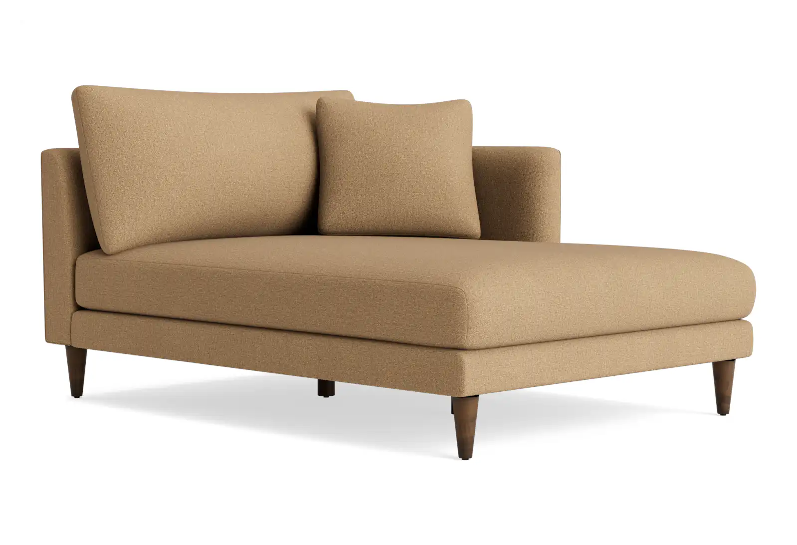 lewis single arm chaise faithful sand
