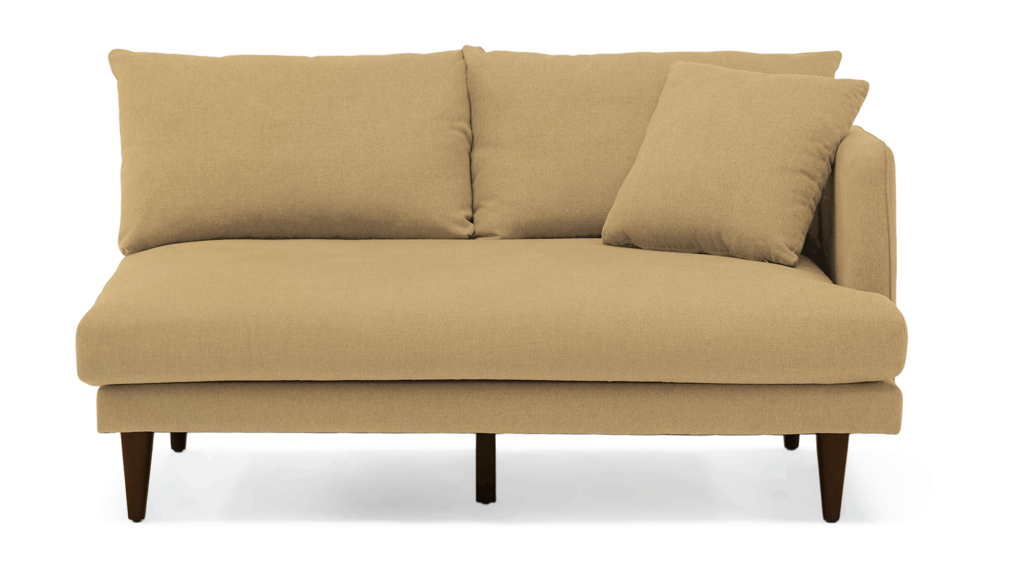 lewis single arm loveseat banks oatmeal