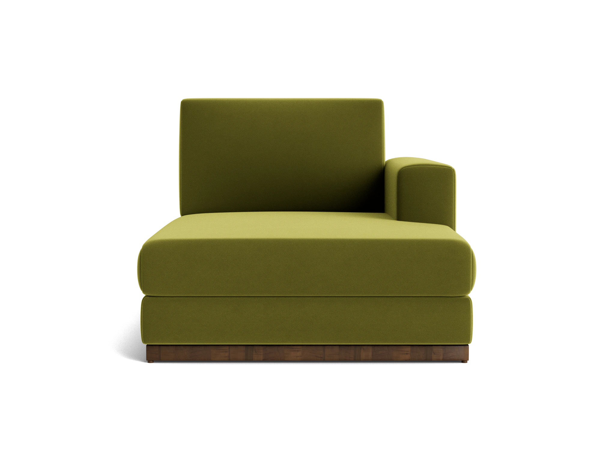 holt single arm chaise royale apple