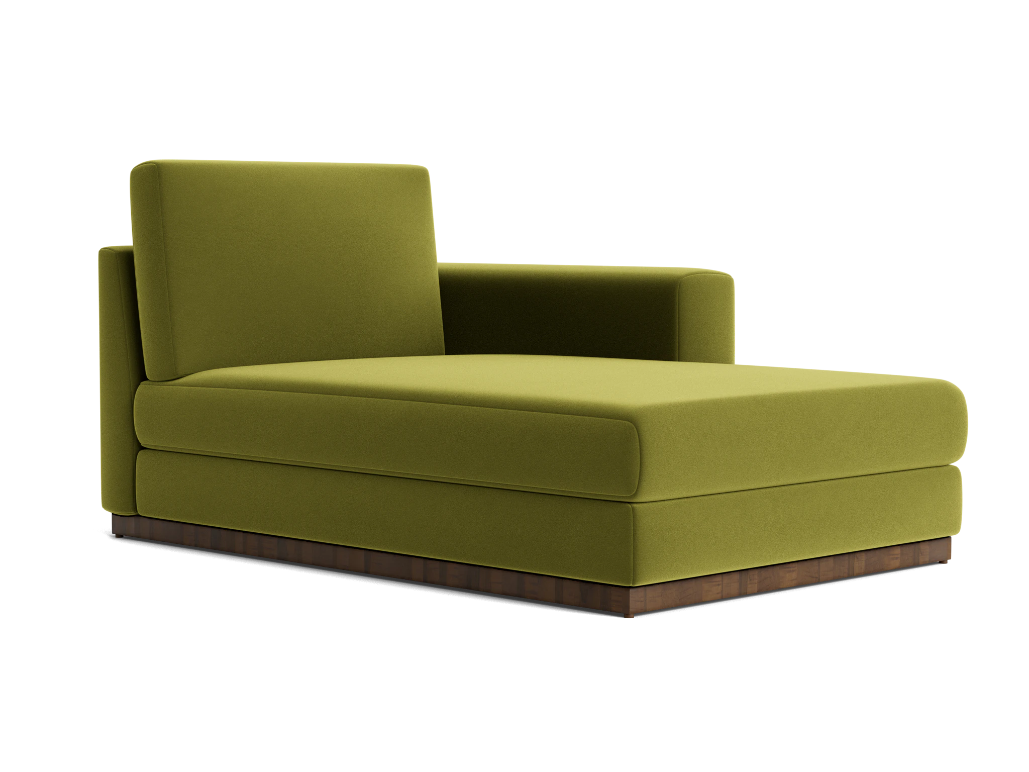 holt single arm chaise royale apple