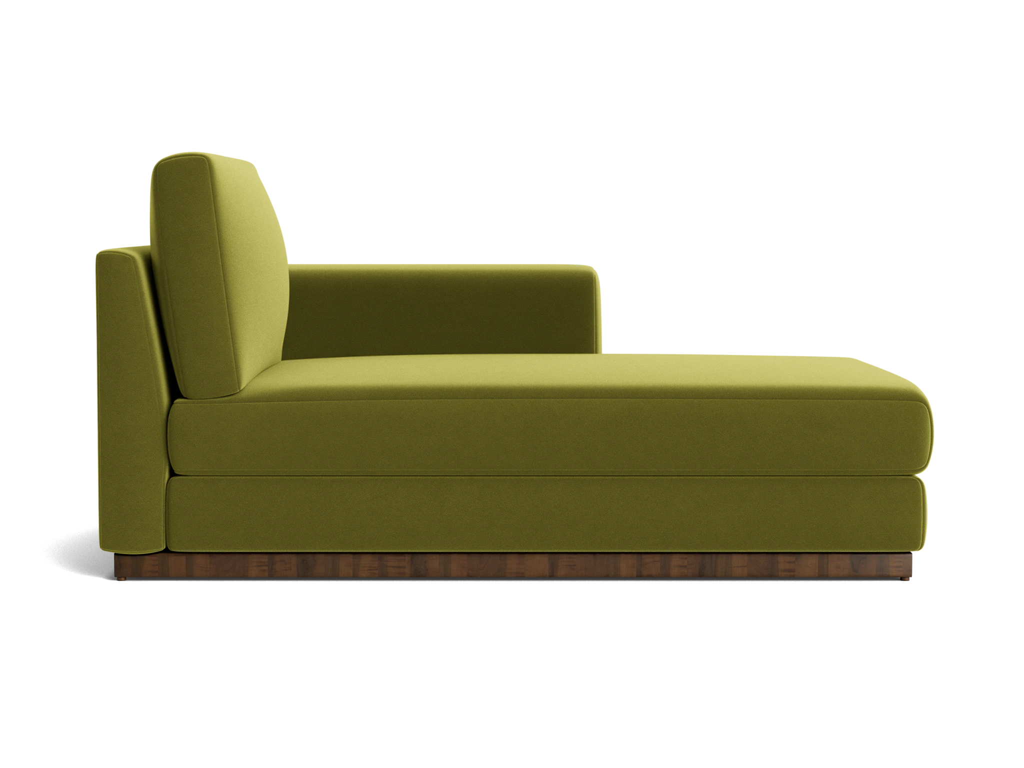 holt single arm chaise royale apple