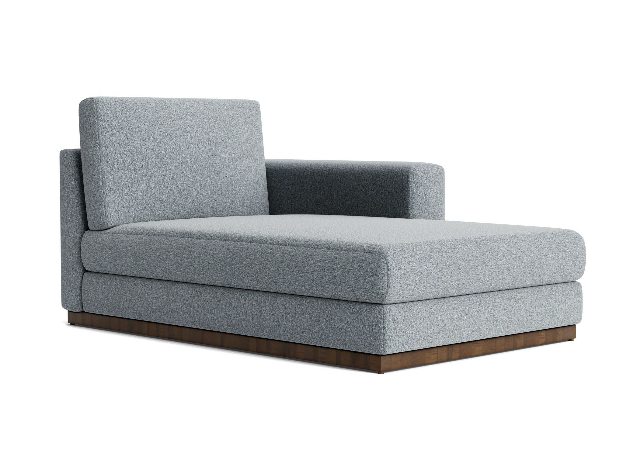 holt single arm chaise synergy pewter