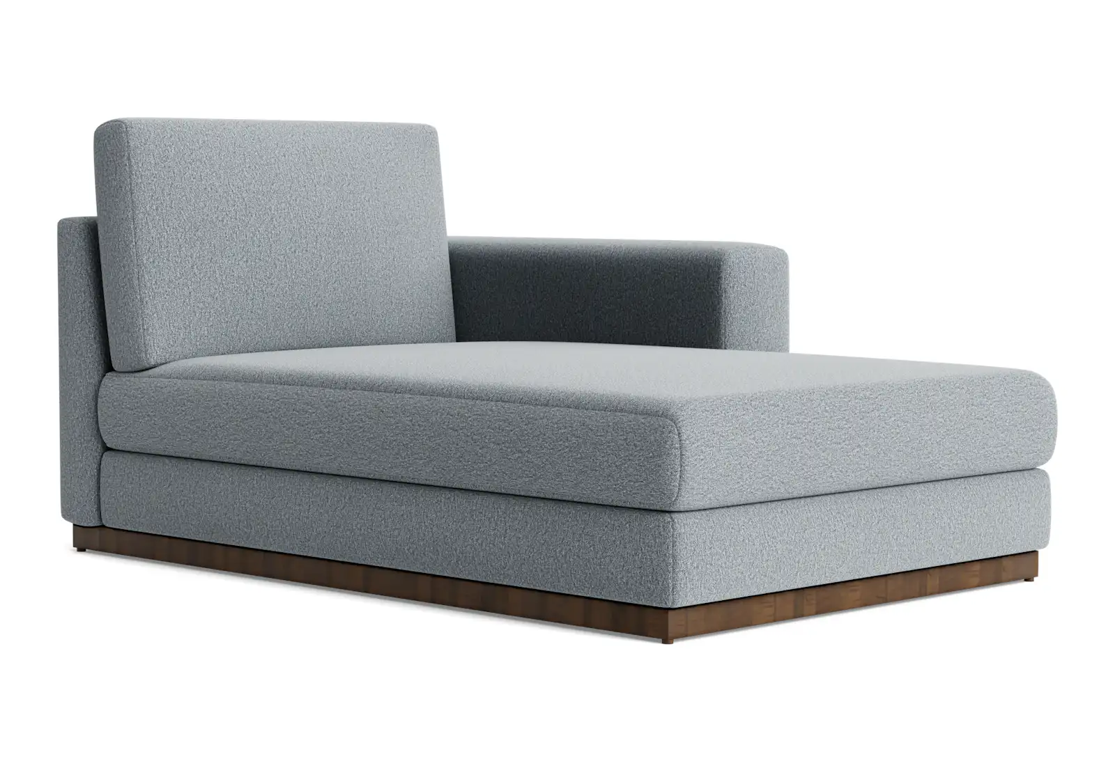 holt single arm chaise synergy pewter