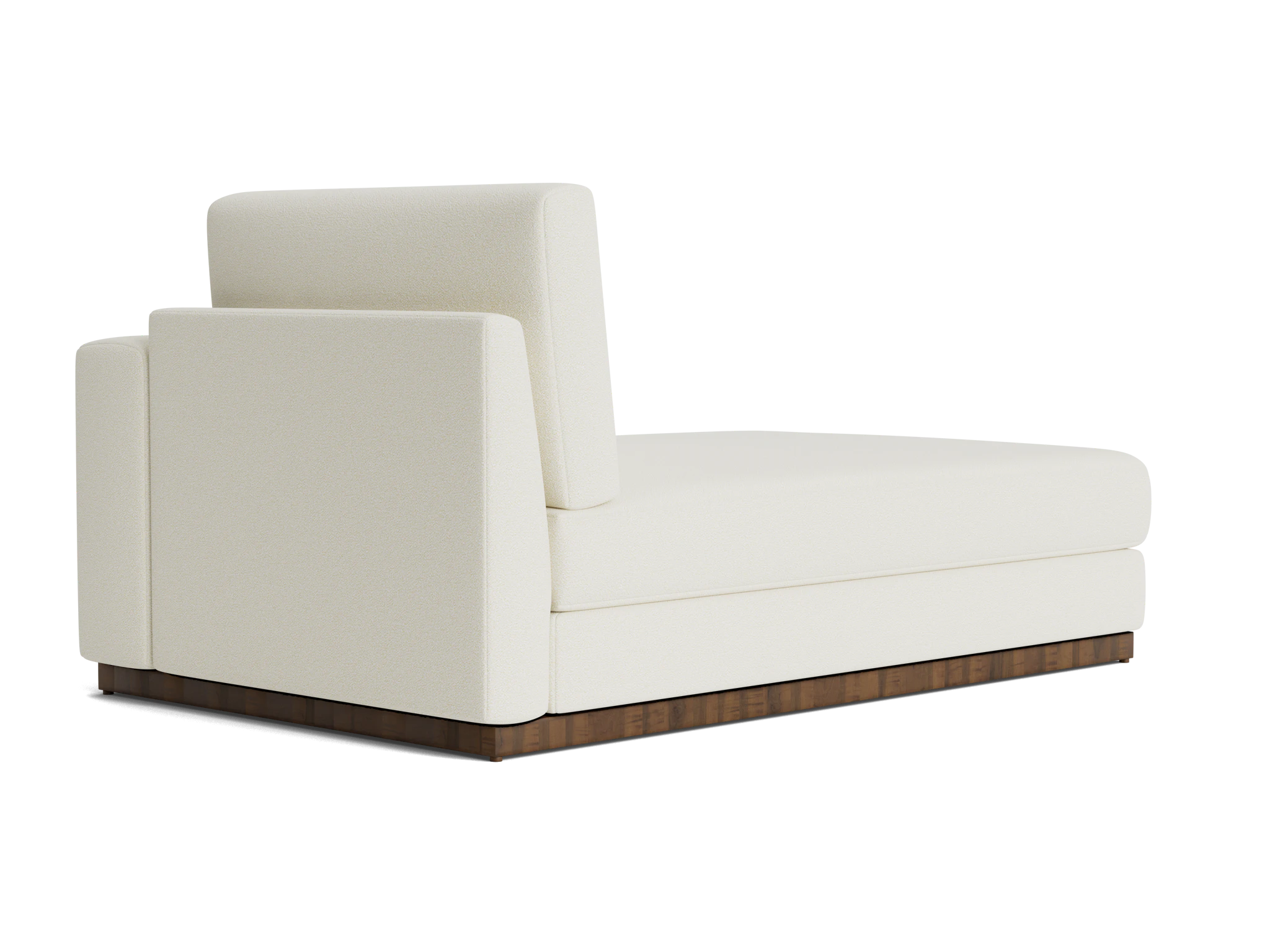holt single arm chaise tussah snow