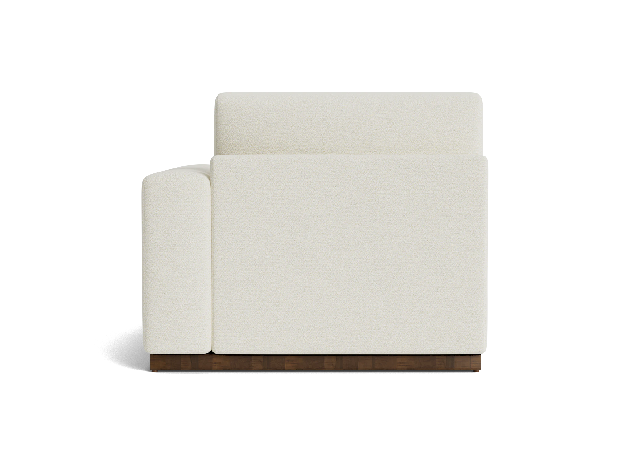 holt single arm chaise tussah snow